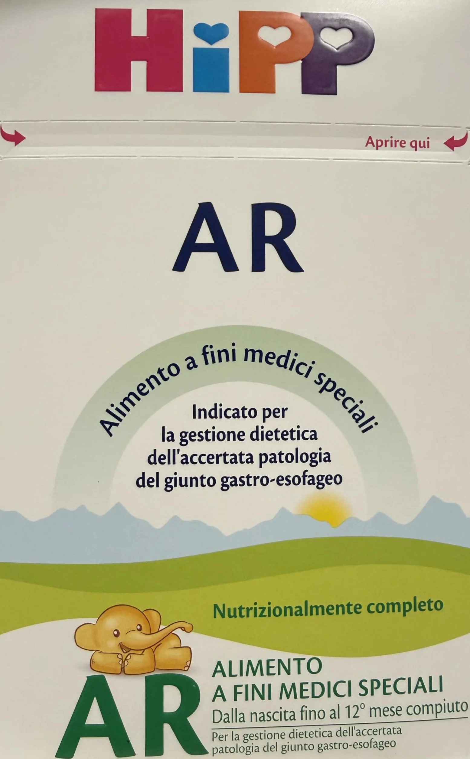 Hipp AR Latte Anti-reflusso Alimento a fini medici Speciali 600g