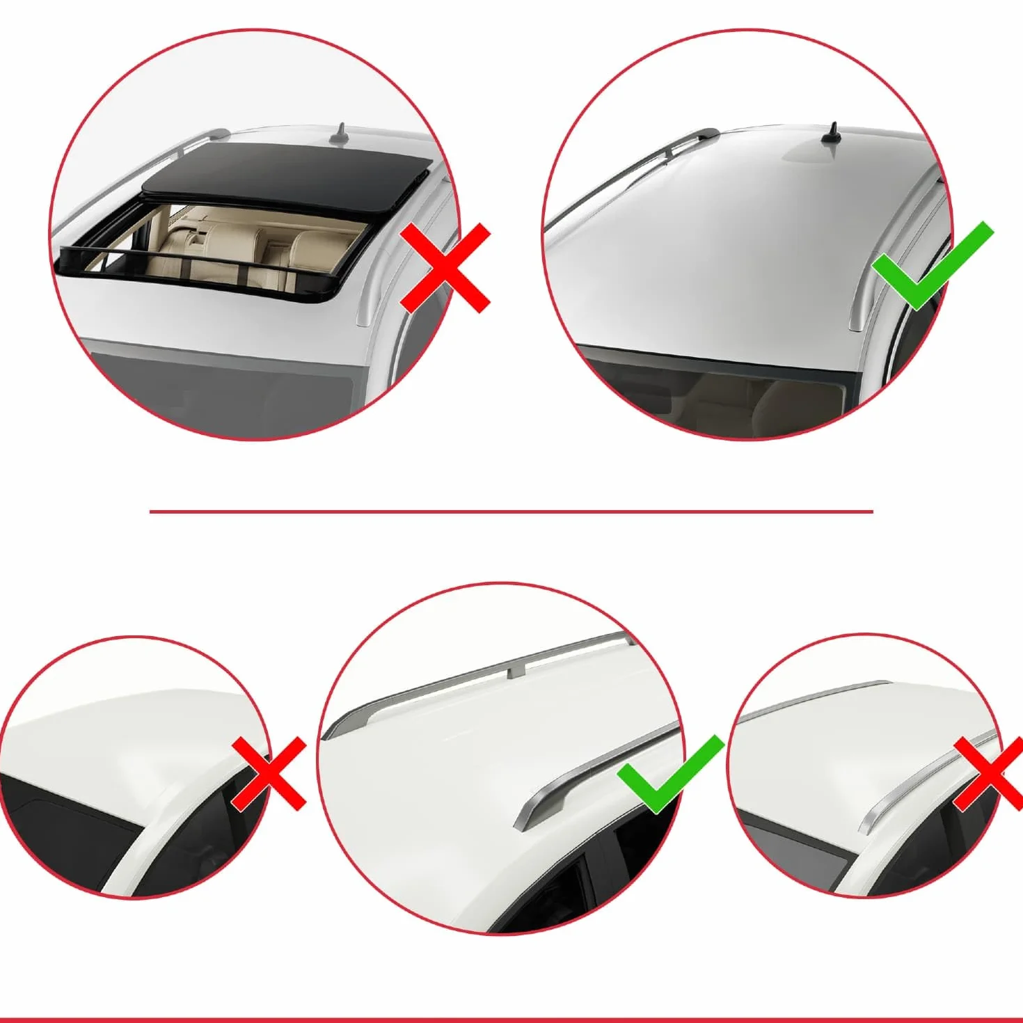 Compatible con Volkswagen Transporter (T5) 2003-2015 Modelo Fly Barra de Techo Auto Portaequipajes Barras Transversales Gris Aluminio 2 Barras