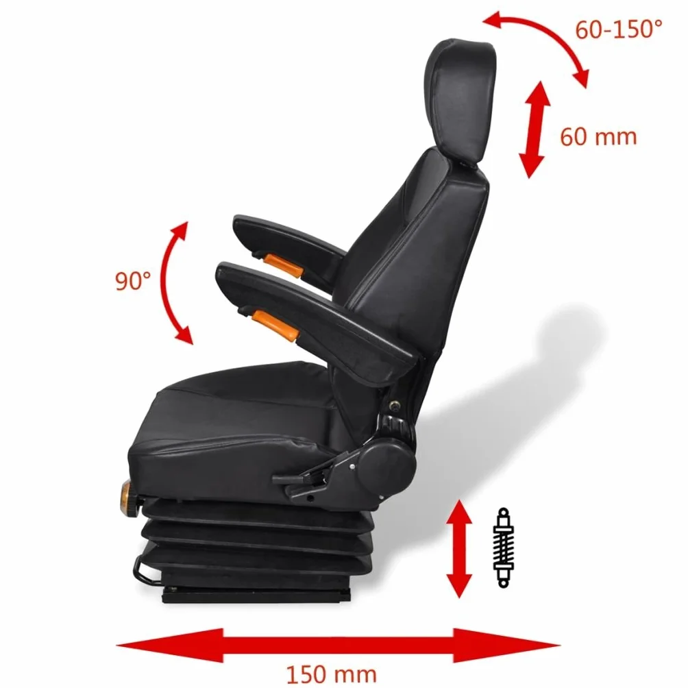 Asiento de Tractor con suspensión, Asiento Tractor, Acesorios Tractores