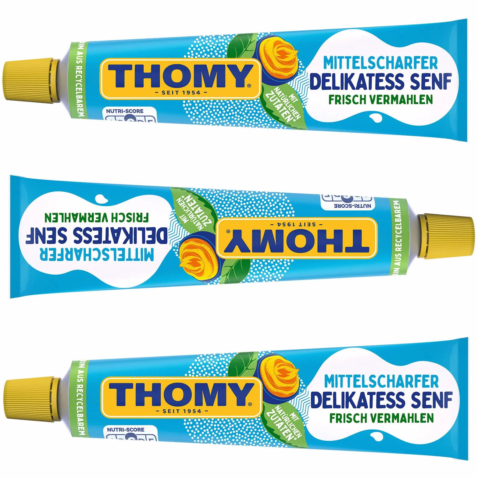 Thomy Delikatess Mostaza 3 tubos 200 ml
