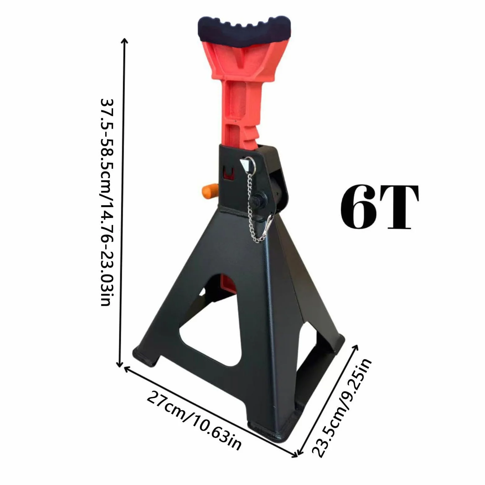 Caballetes 3 Toneladas Soporte Ajustable En Altura De Alta Resistencia Con | Soporte Altura Ajustable Para Remolques Camiones Vehículos Automoción SUV Motocicletas Garaj