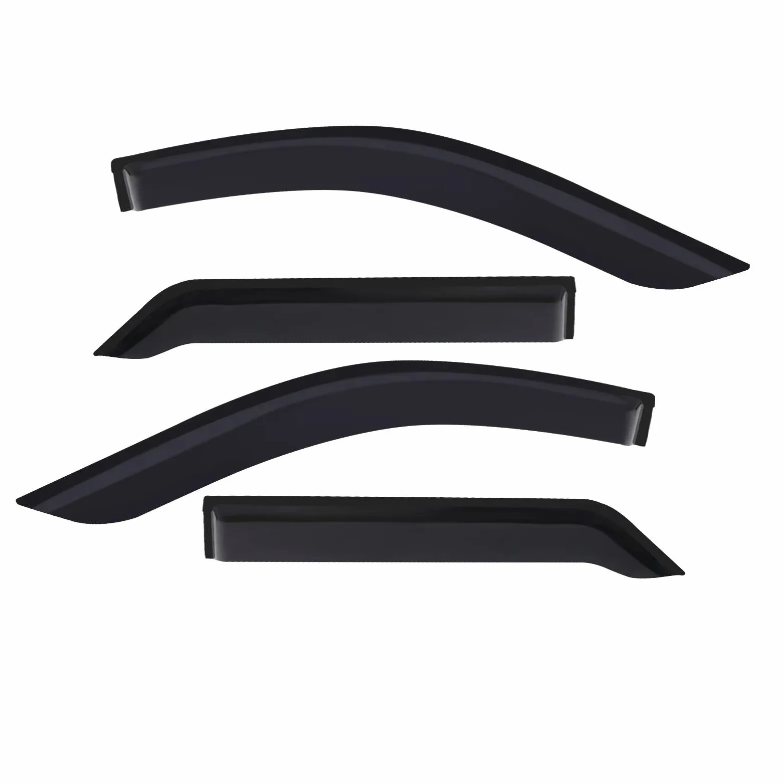 Viseras Viento para Toyota para Fortuner 2015-2020 2021 2022, Doble Cabina, Deflector De Viento, Parasol, Protector contra La Lluvia, Visera para Ventana Guardias Lluvia