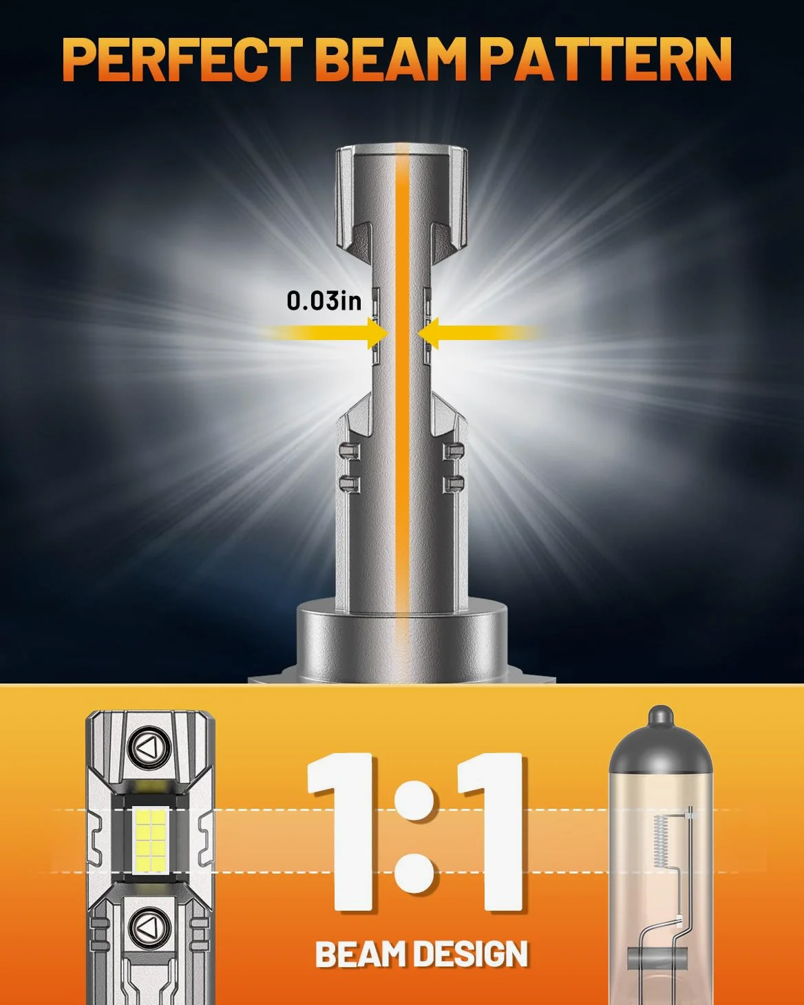 Fahren H11/H9/H8 Luz antiniebla