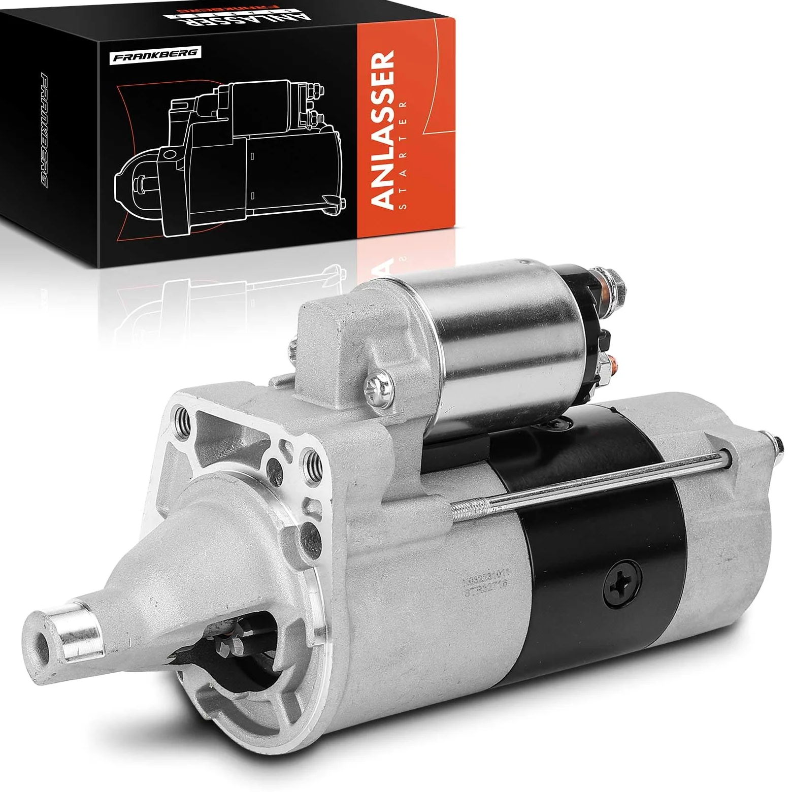 Frankberg Motor de arranque para automóvil 2,2 KW/12 V/9 dientes Compatible con Voyager IV RG RS 2.8 CRD Grand Voyager V RT 2.8 CRD Replace# M002T88971,4868860AA