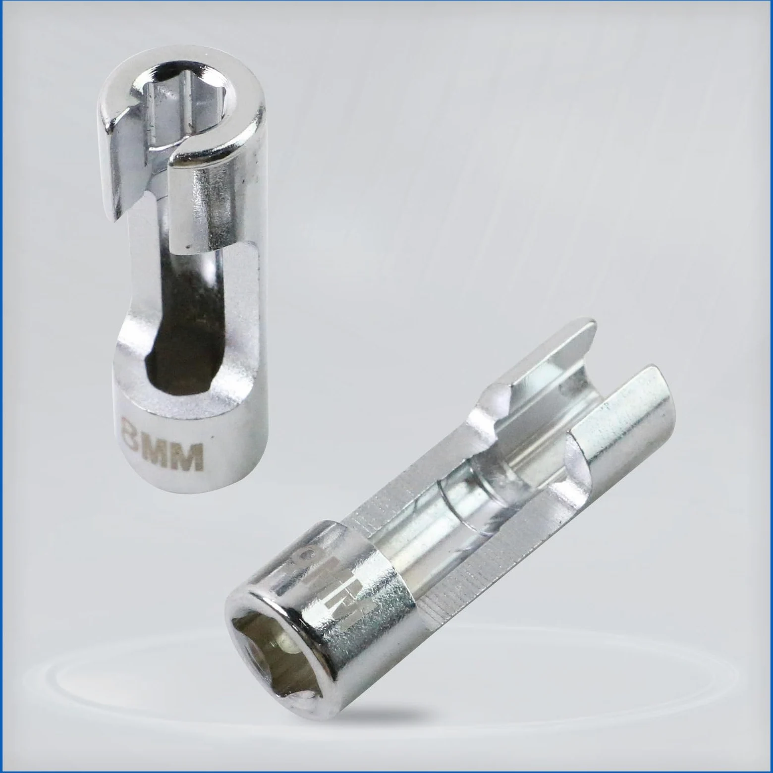 Juego de llaves de tubo de línea de combustible diésel de 14 piezas (unidad de 3/8 pulgadas y 1/2 pulgada) | Casquillos métricos de tuerca acampanada de 8 a 22 mm | Diseño antideslizante de
