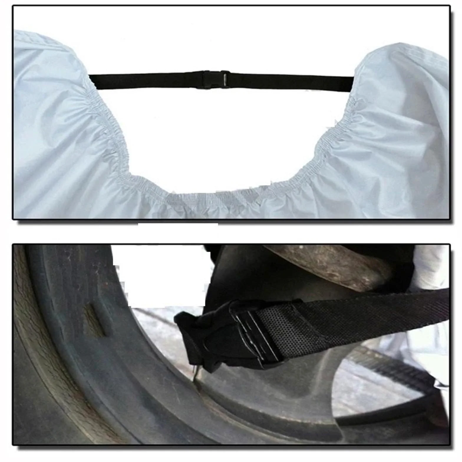 Funda para Moto Protector Cubierta Tela Resistente al Desgaste para Exterior, Scooter 190T, protección UV, a Prueba de Polvo, para Todas Las Estaciones, para Moto(Orange,M for 1600mm-1800mm)