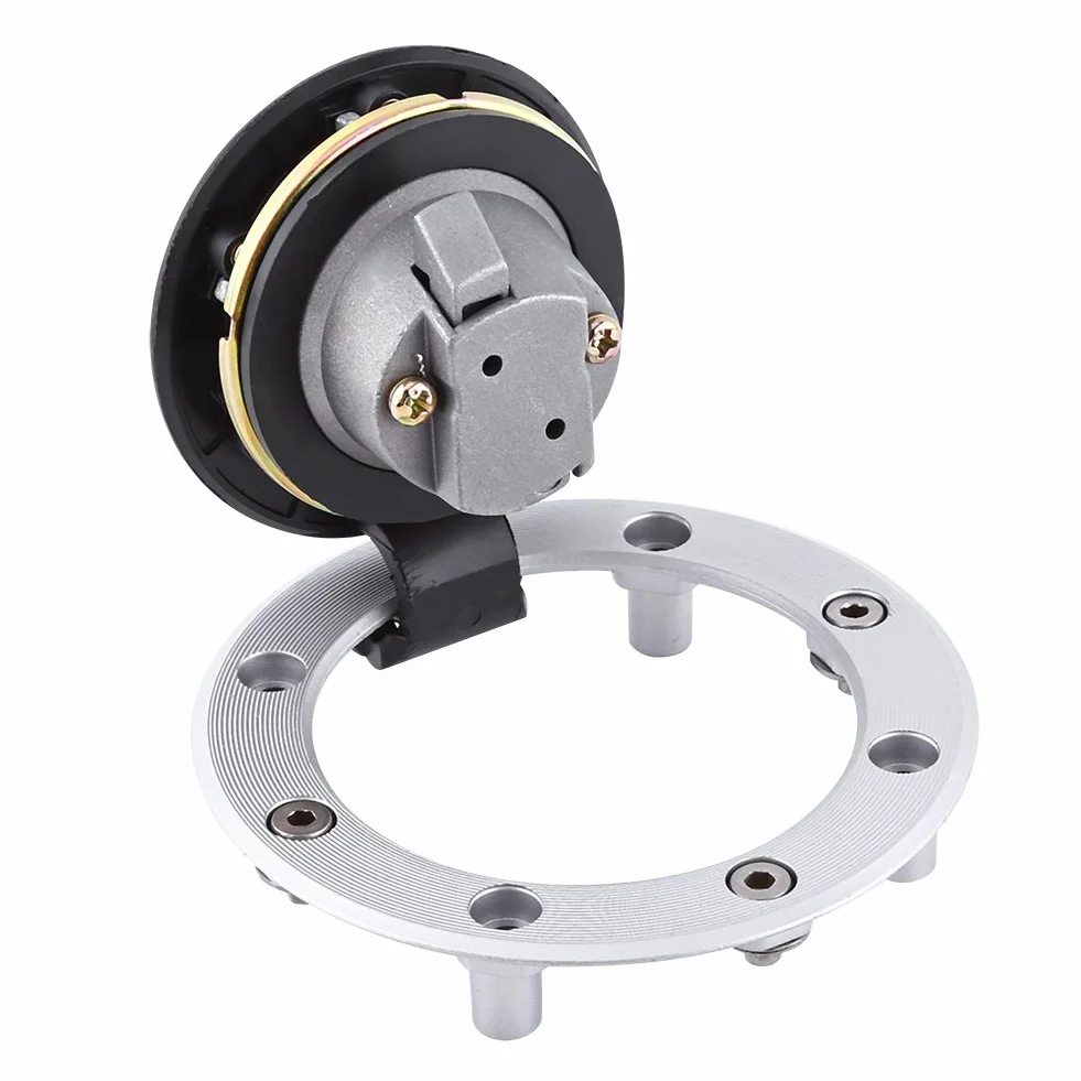 Tapas del tanque de combustible, Tapón del tanque de combustible de aluminio con 2 llaves para GSX, GSXR, Ka-tana