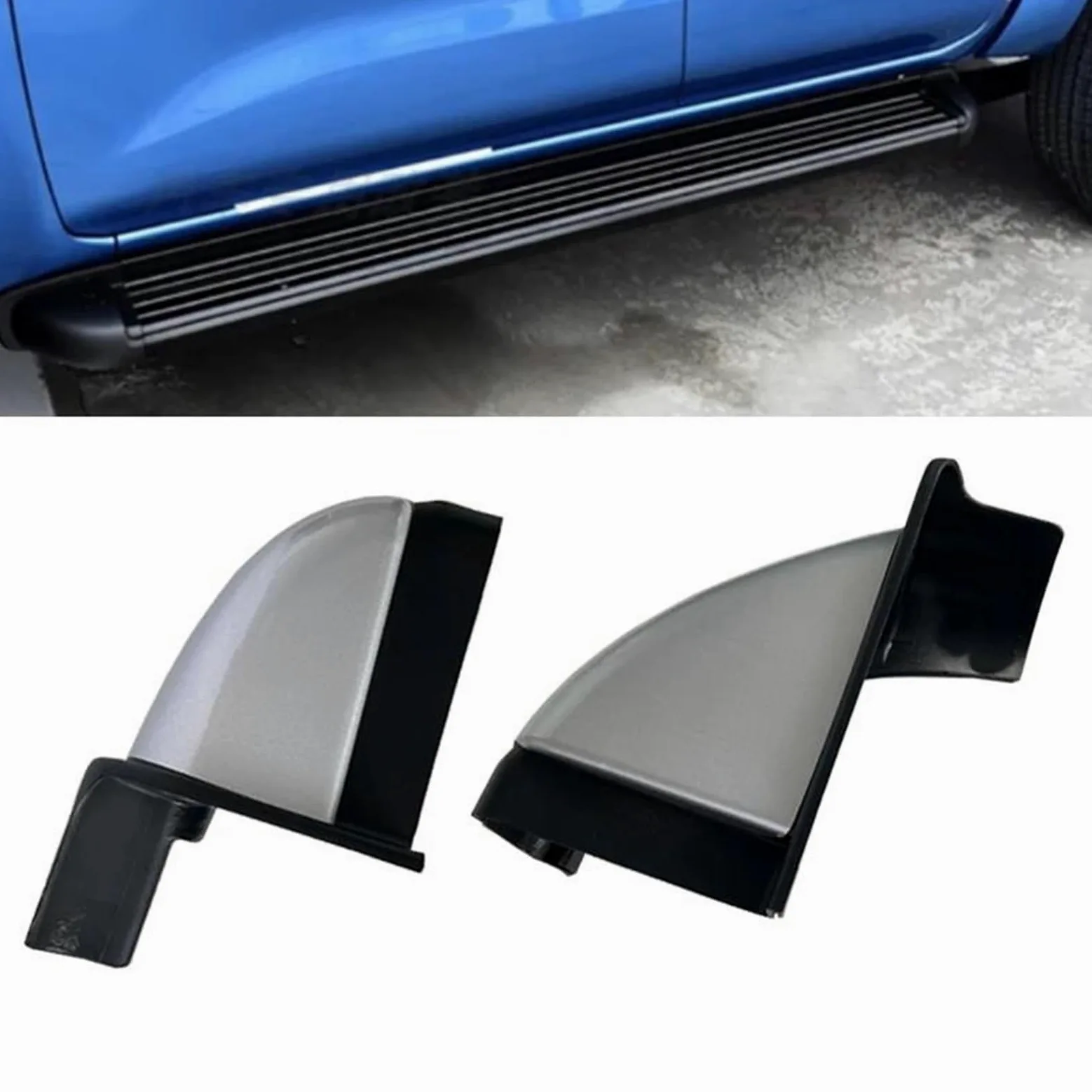 Faldón Lateral Tapa De Estribo Lateral para Nissan para NAVARA D23 NP300 2015 2016 2017 Accesorios para Estribos Piezas De Repuesto Car Side Faldón(Rear Right)