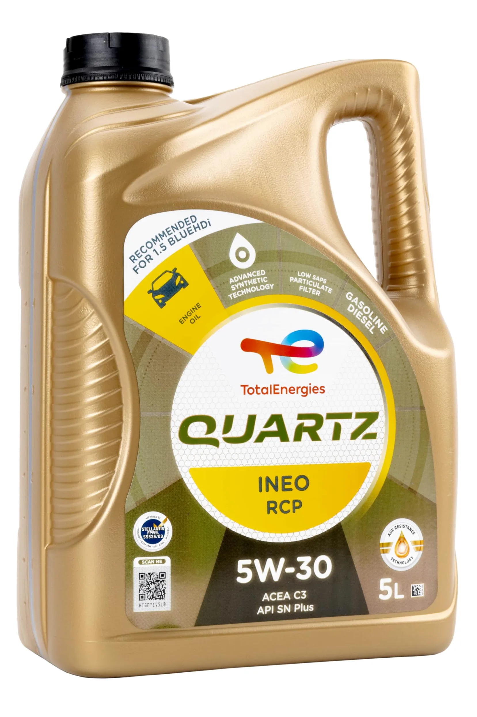 TotalEnergies TOTAL QUARTZ INEO RCP 5W30 5L.