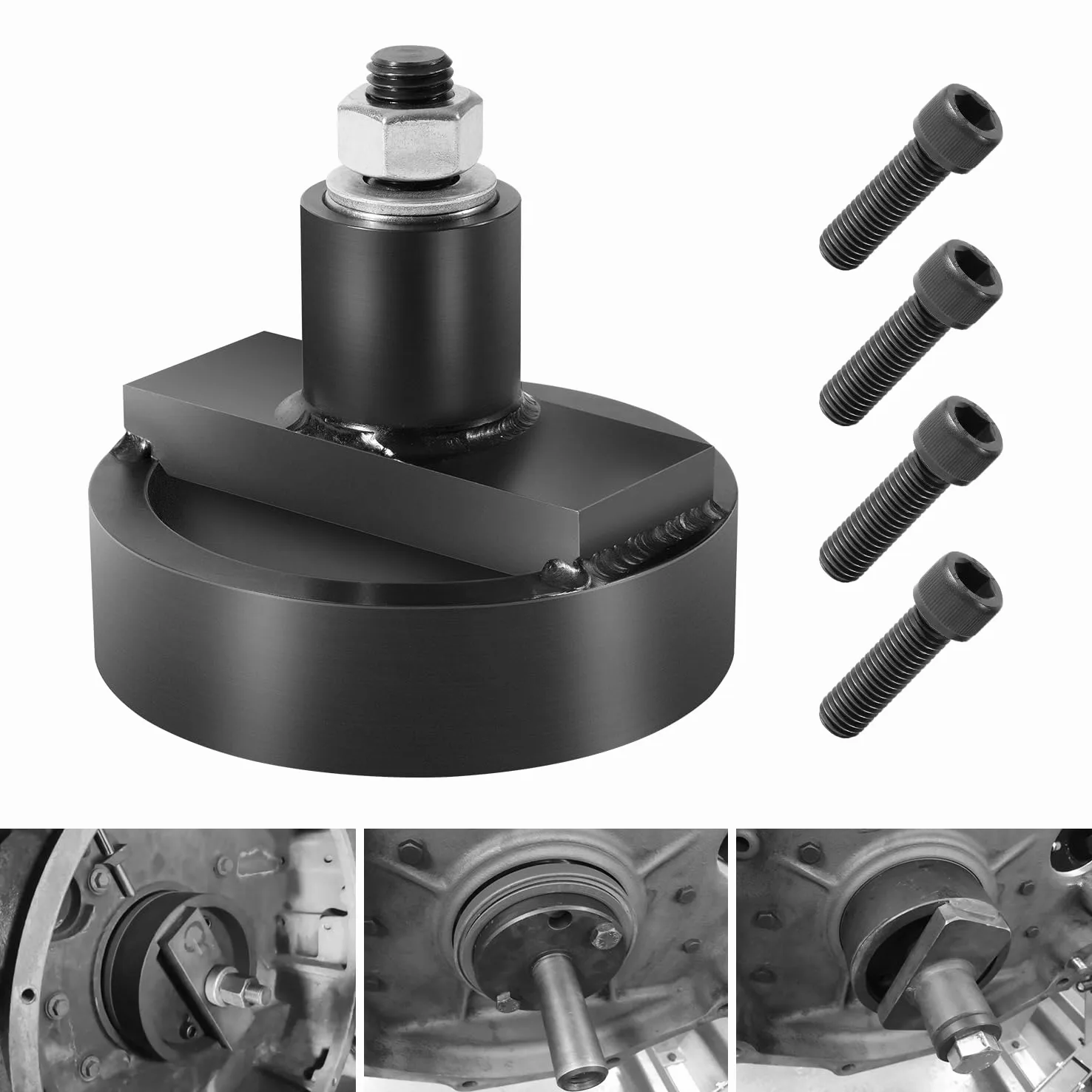 JT30040B Instalador de Retén Principal Trasero de Cigüeñal, Compatible con John Deere 4045 152 164 180 202 219 239 329 359 414 Herramienta de Instalación de Motor, Reemplazo para JT30040, KCD10002A