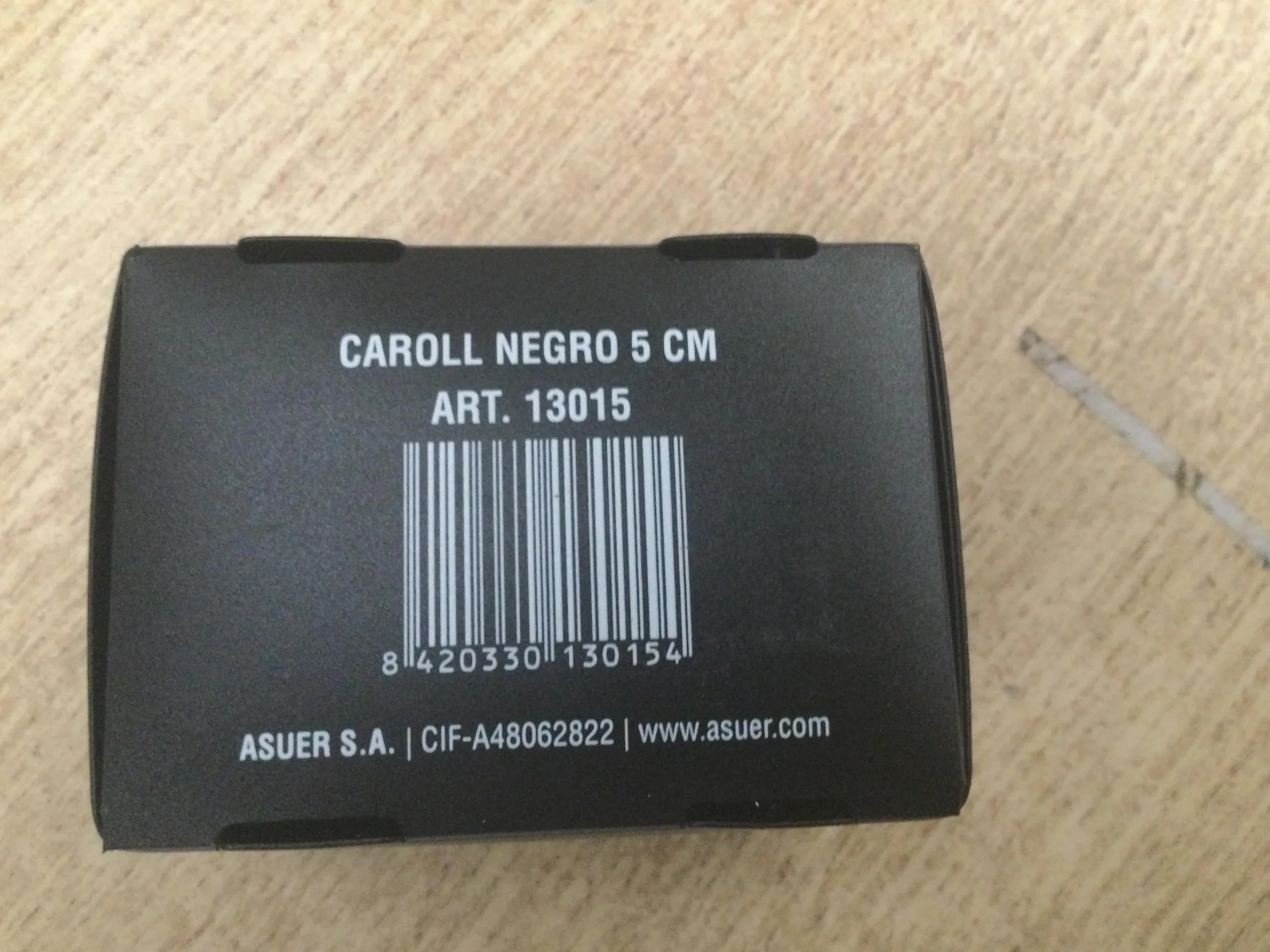 HORQUILLA CLIPS CARROL CAJA 400un NEGRA