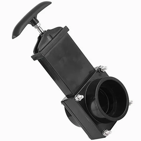 KIMISS Válvula de desagüe para caravana de 50mm, para RV y caravan, válvula de residuos en ABS, accesorio exterior para de alcantarillado
