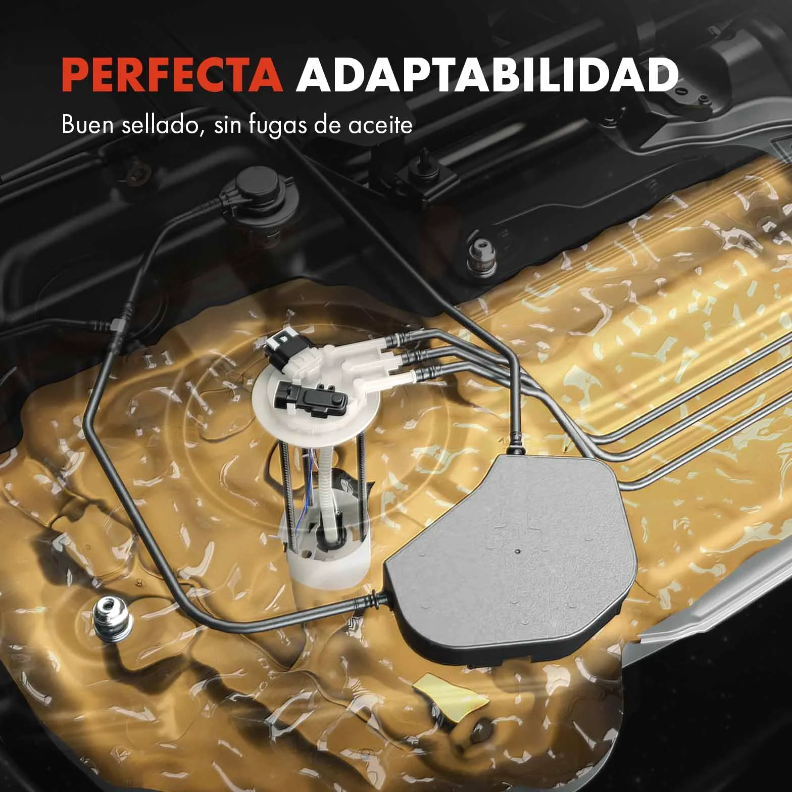 Frankberg Bomba de combustible bomba de gasolina conjunto de módulos de | sin sensor de presión, 6 pines, 96414381; Compatible con: Aveo/Kalos Sedán T200, Kalos sedán KLAS