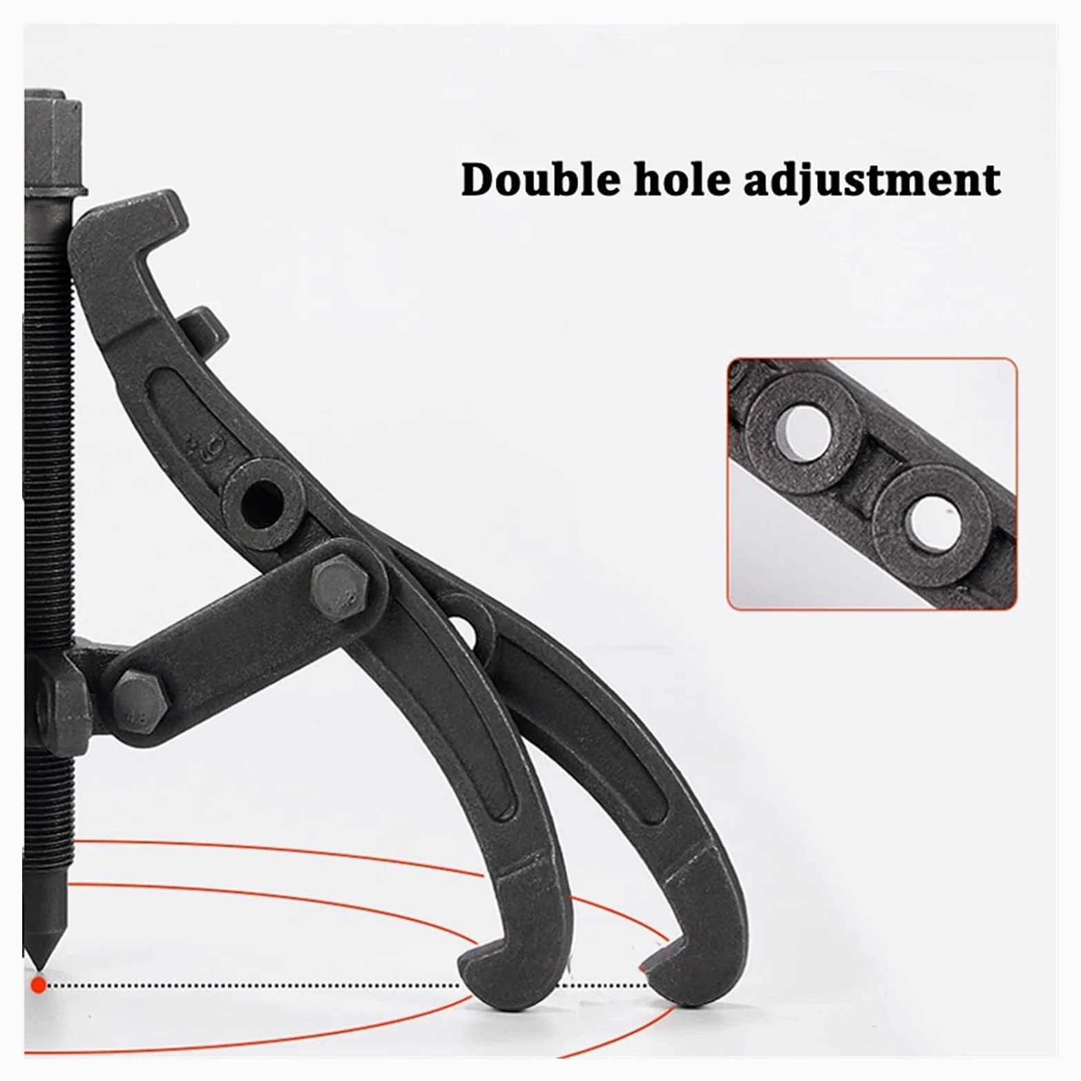 Extractor de rodamientos Multifuncional de 3 mordazas, 60-150 mm, con Patas Reversibles, 2021 (Color: 3 Pulgadas)