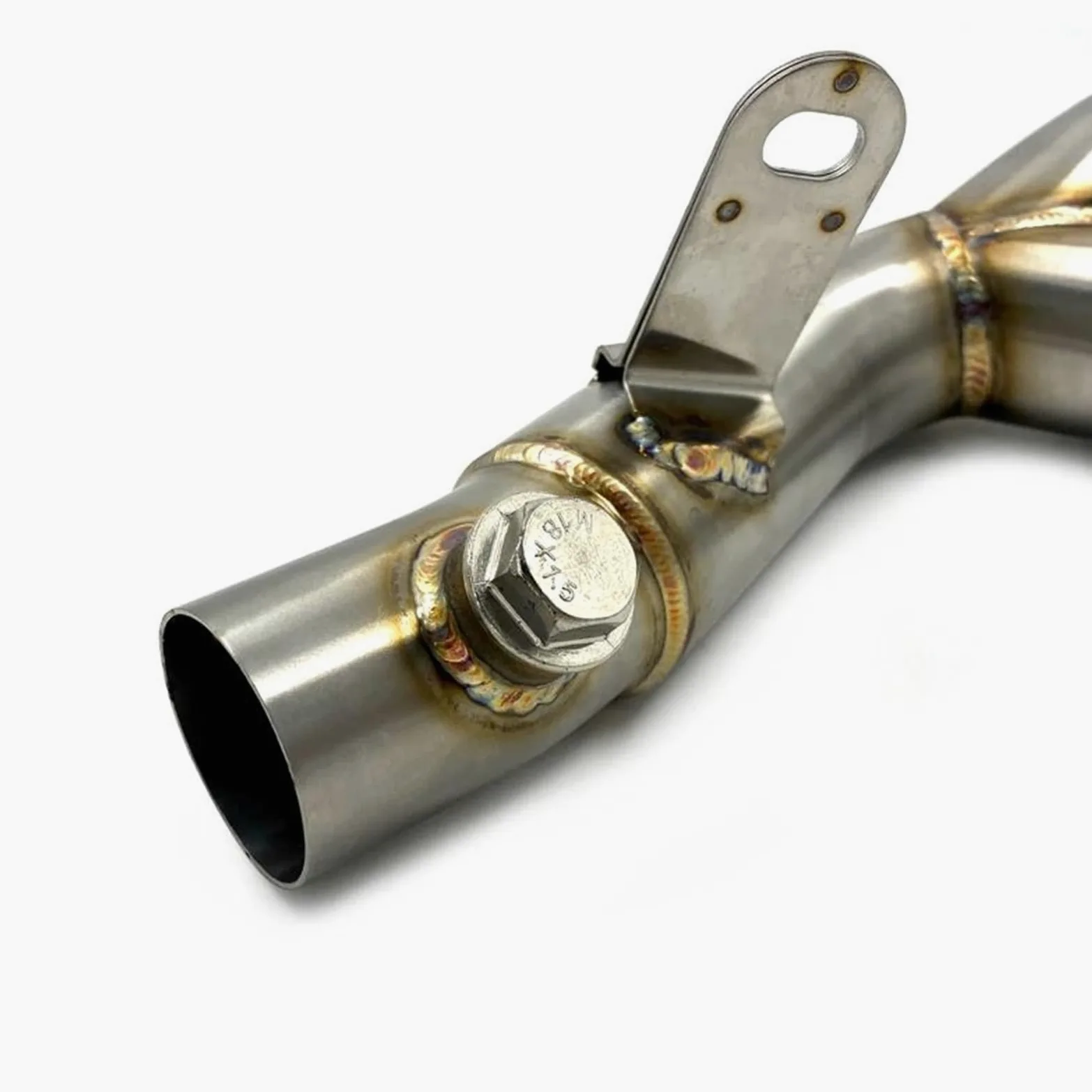 Genérico Silenciador de Escape Silenciador De Escape con Conexión De Tubo Intermedio En Y Motocicleta para Y&amaha R6 para YZF R6 2006-2019