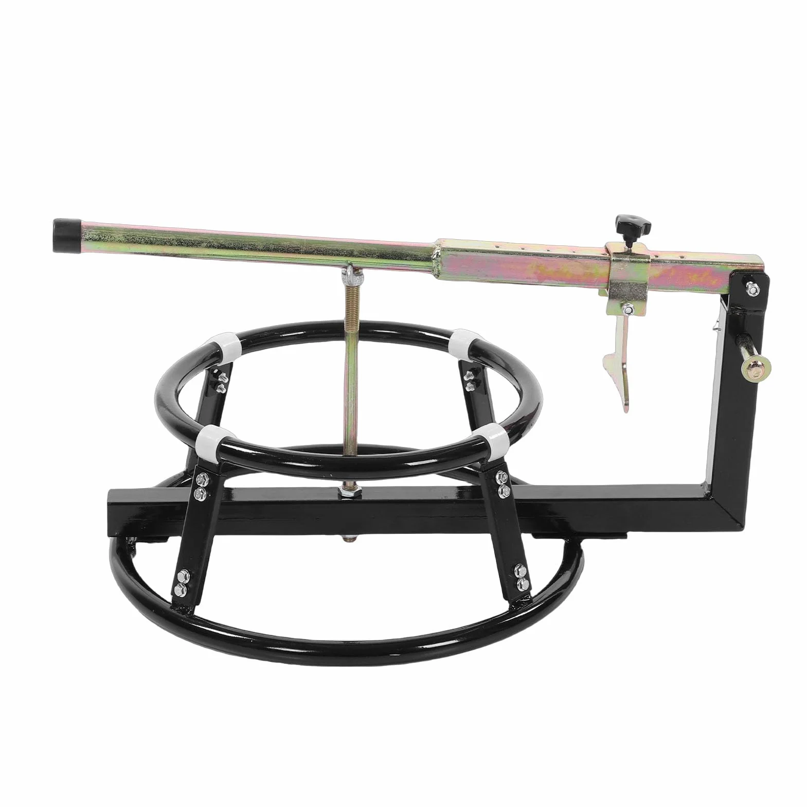 Tbest Soporte para de Neumáticos de Motocicleta con Destalonador para Neumáticos de 16 a 21 Pulgadas, Estación de Ruedas para Moto de Cross