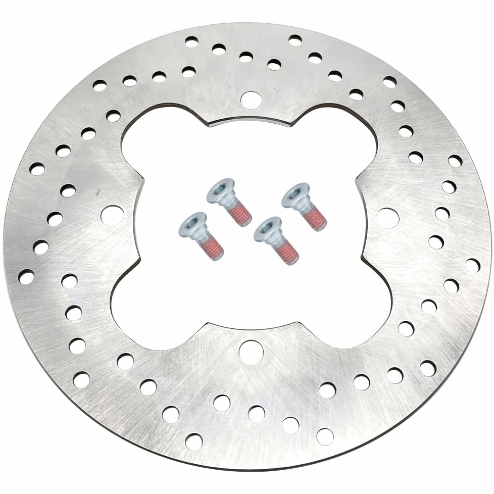 Disco de freno trasero con espárrago compatible con Honda TRX400EX Sportrax 1999-2008 TRX400X 2009 2012-2014 43251-HN1-003 90105-MK5-000
