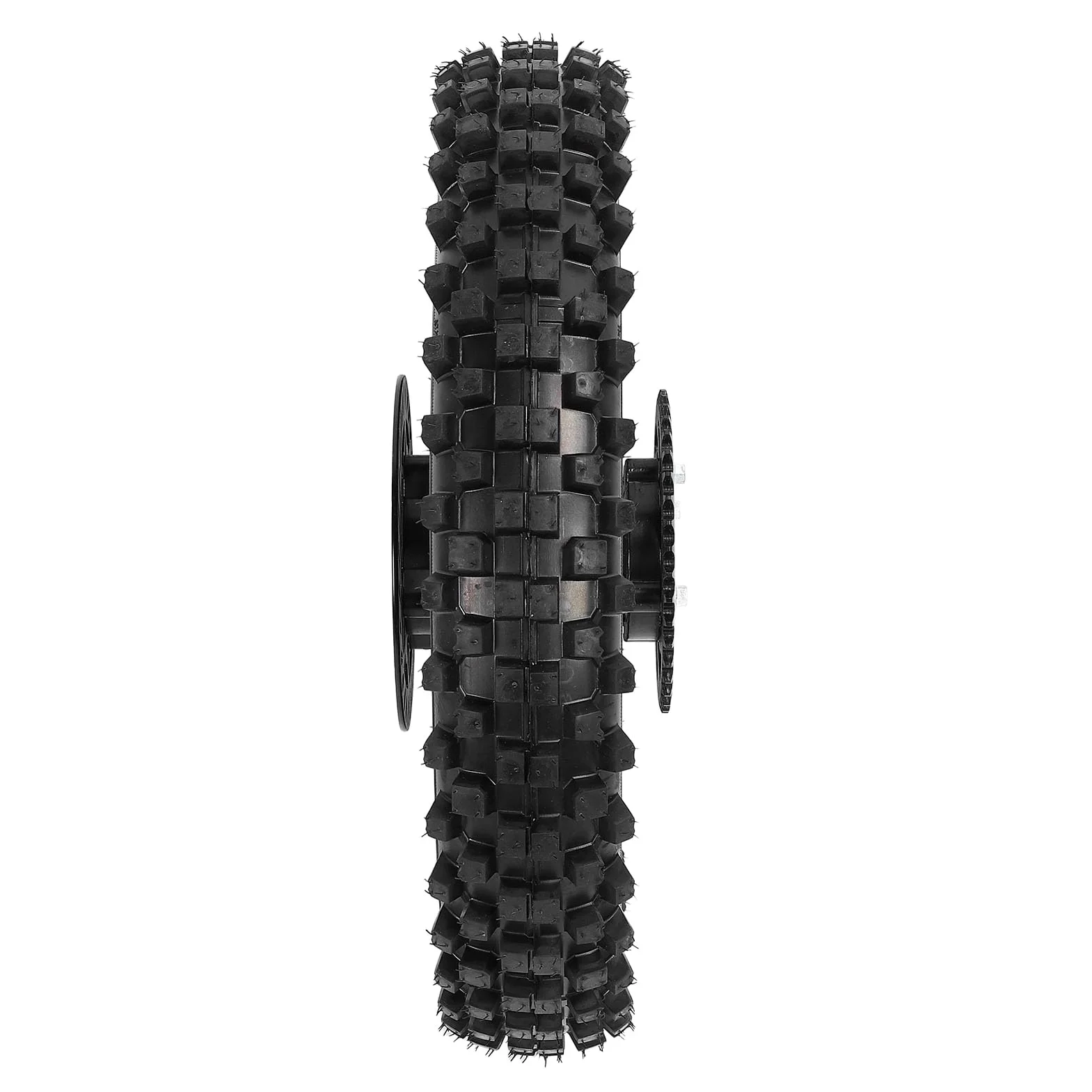Tbest Conjunto de Neumáticos de Llanta Trasera 90/100-14 para TAO KAYO TSD 110 TD 125, Accesorio de Repuesto Duradero para Montar en Motocicleta