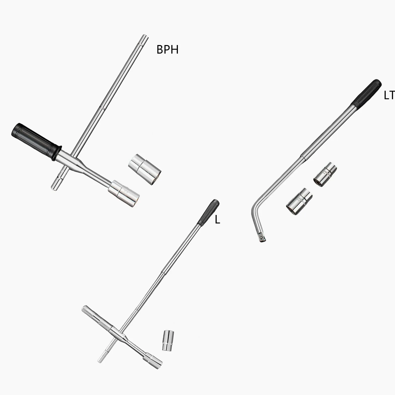 Llave de rueda de coche cruzada para automóvil de 17-19 mm, 21-23 mm, llave de vaso de desmontaje mecánica para taller, juego de llaves de neumático