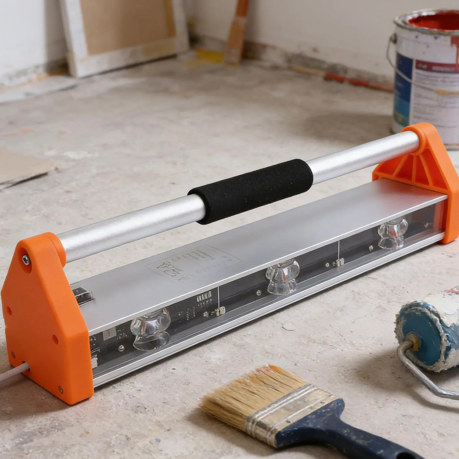 Cocoarm Luz de Inspección de Pared LED Lámpara de Inspección de Pulido de Pared 2600LM 39W 120x5 Gran Angular con Cable de 8 M para Contratistas Pintores Propietarios de Viviendas