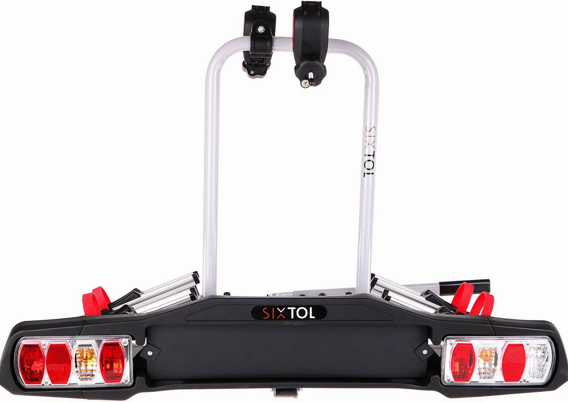 Bike 2 | Portabicicletas para Enganche de Remolque | para 2 Bicicletas | Plegable con Cerradura, 13 Polos | Capacidad de Carga de 30 kg