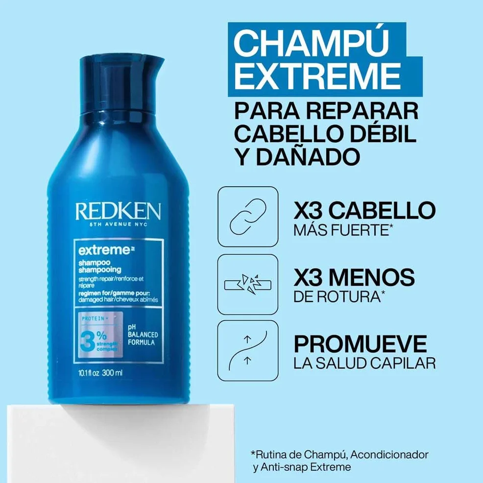 Redken Extreme Champú Reparador con Proteínas para Cabello Dañado