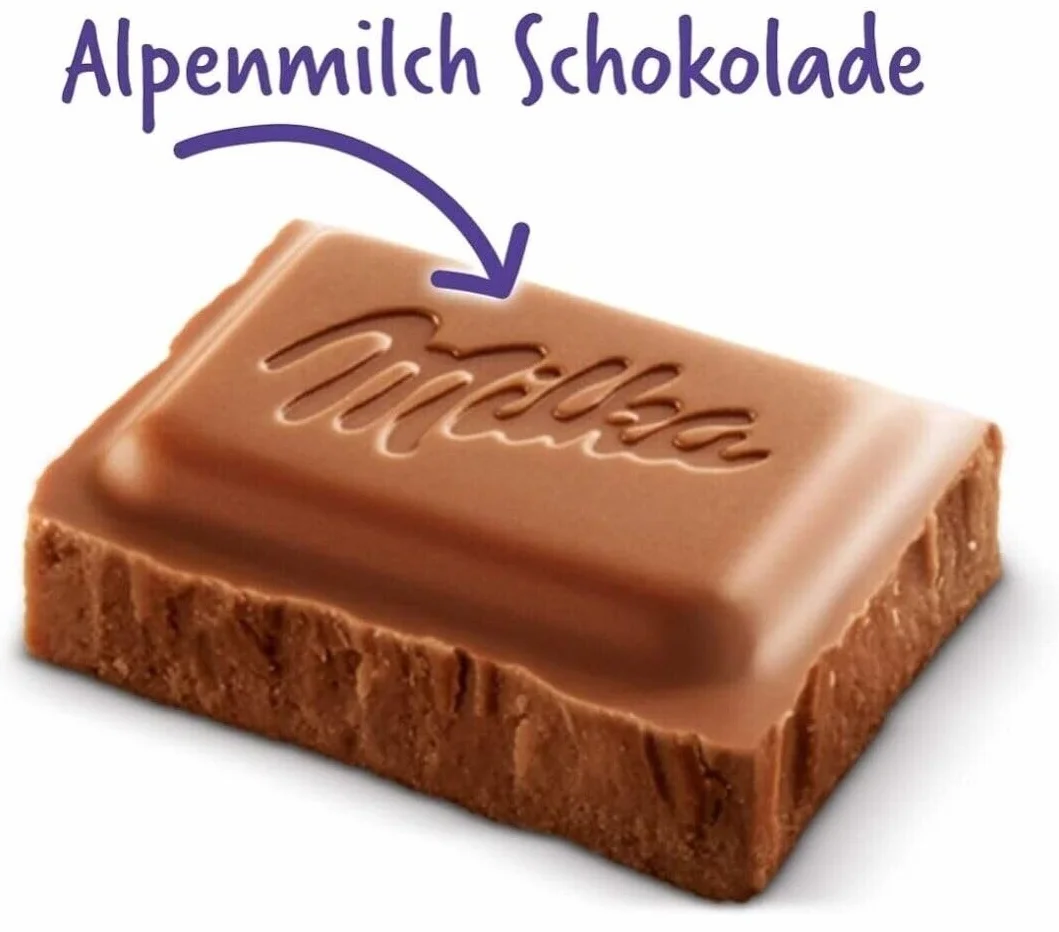 Milka Chocolate con Leche de los Alpes 90g Pack 25 Tabletas