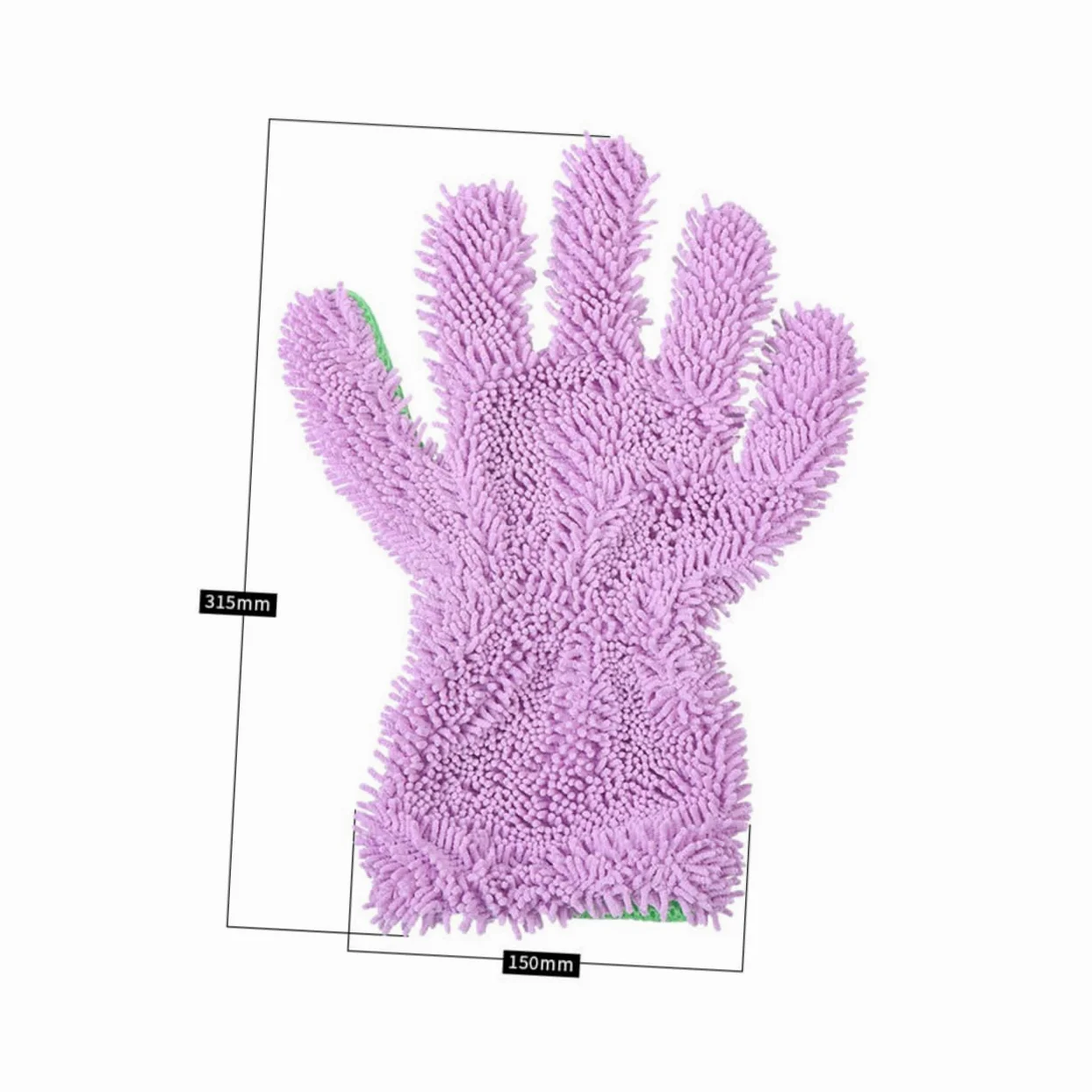 Mikinona 3 Piezas Guante De Lavado De Autos De Microfibra Guantes De Lavado De Autos Guantes De Lavado Automático Guante De Limpieza del Coche