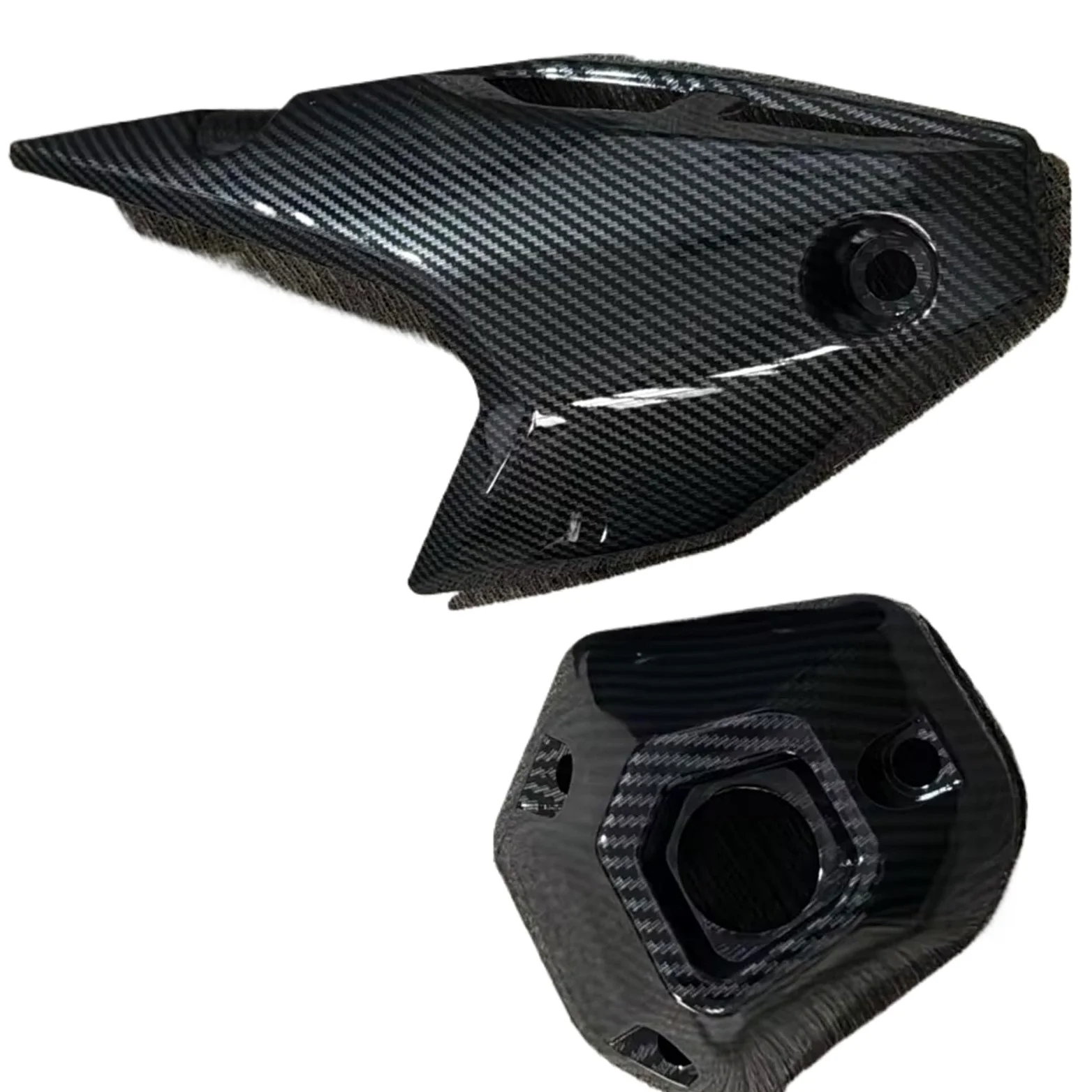 Deflectores de Calor para Escape Protector térmico de silenciador y Cubierta de ventilación del Tubo de Escape para Honda ADV 150 2019, 2020, 2021, 2022 y 2023. Motocicleta Tubo Protector(A B)