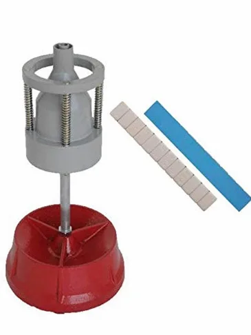 Máquina de equilibrar Rueda de manualmente portátil centrador + 100 Horquillas de Pelo Plomo Adhesivo 12 x 5 g