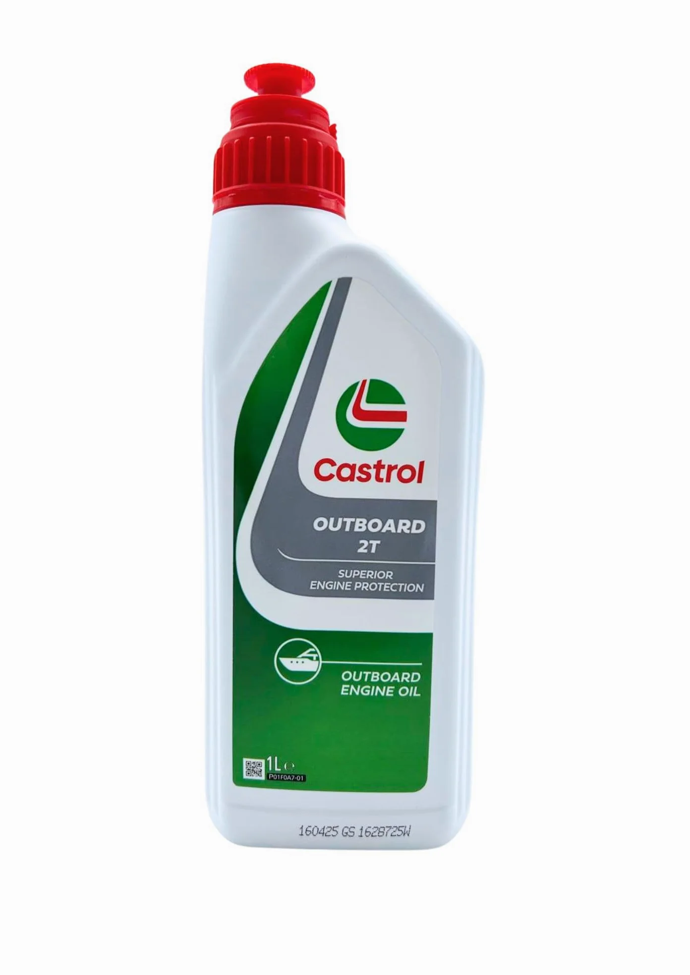 Aceite motor fueraborda a 2 tempi lubricante Castrol Outboard 2T con Llavero sacacorchos 5x1lt