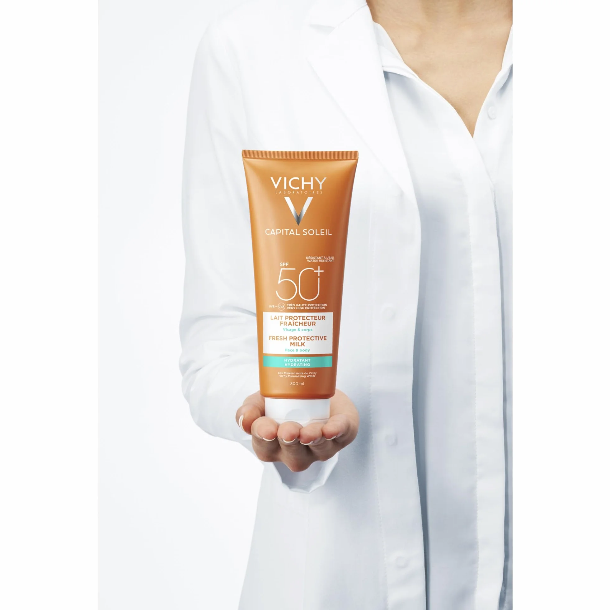 Vichy Capital Soleil Leche Protectora SPF50+ Hidratante Pieles Sensibles 300 ml
