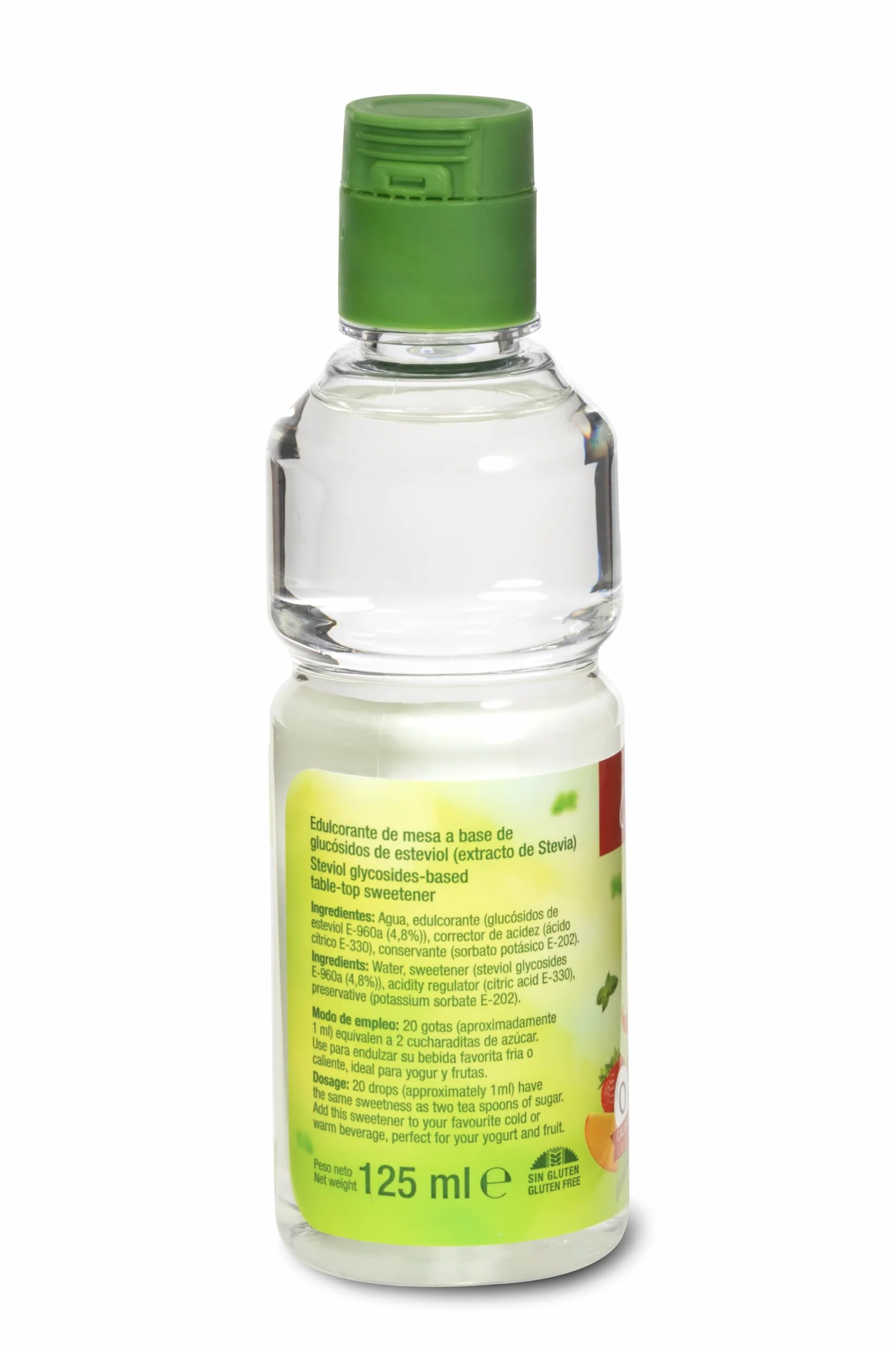Castello Stevia Líquida 125 ml Pack 2 x 750 dosis Sustituto del Azúcar 0 Calorías Keto