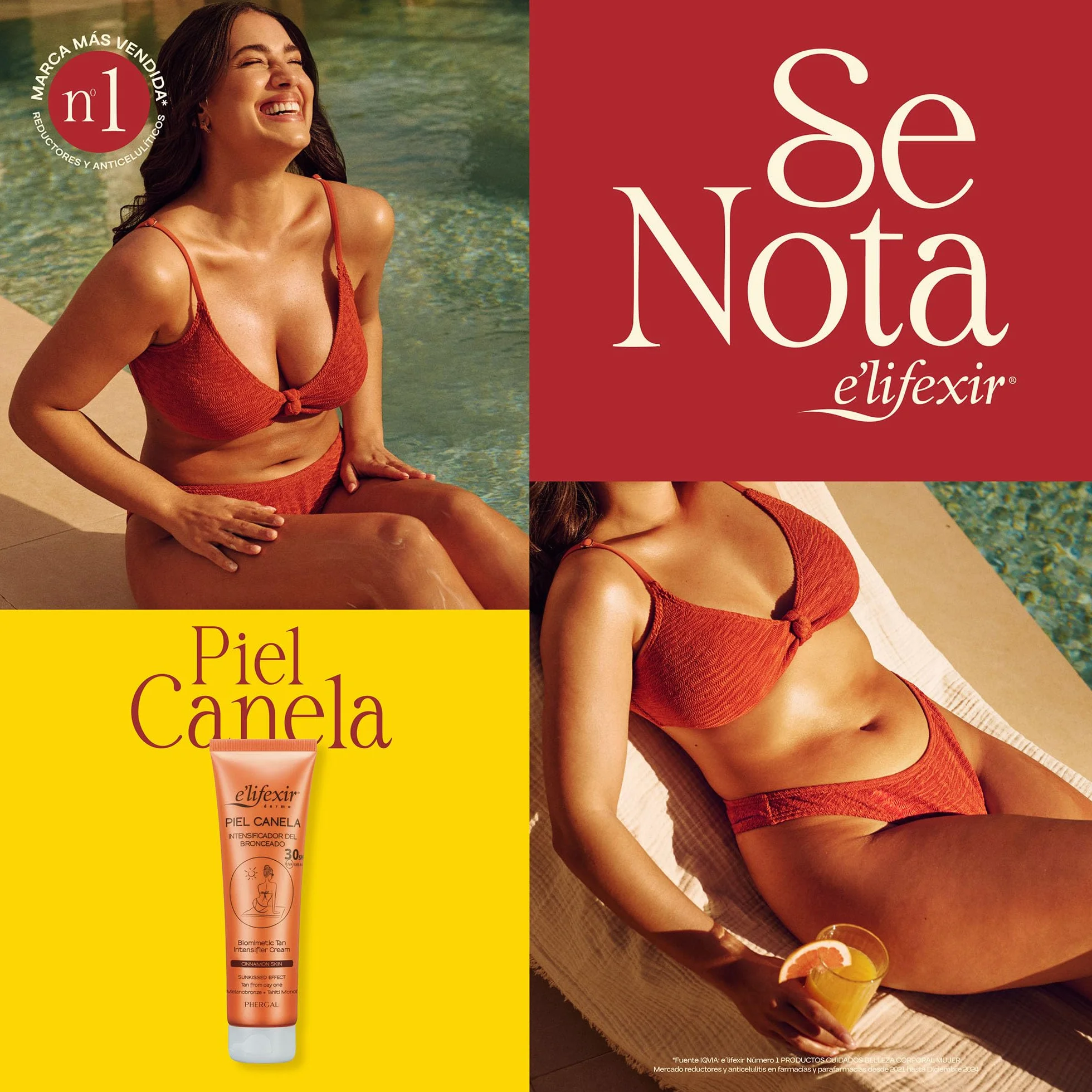 Elifexir Piel Canela SPF 30 Gel Bronceador Waterproof 150ml
