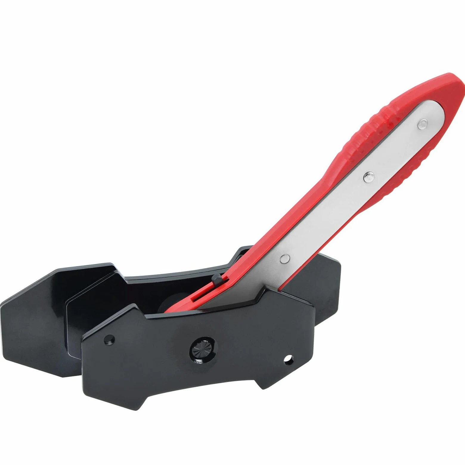 Prensa Pinza Freno Trinquete,360 ​​°Prensa De Pinza De Freno, Esparcidor PistóN Freno Trinquete,Herramienta Pinza Freno Trinquete,Llave para Compresor De PistóN De Freno (Rojo)