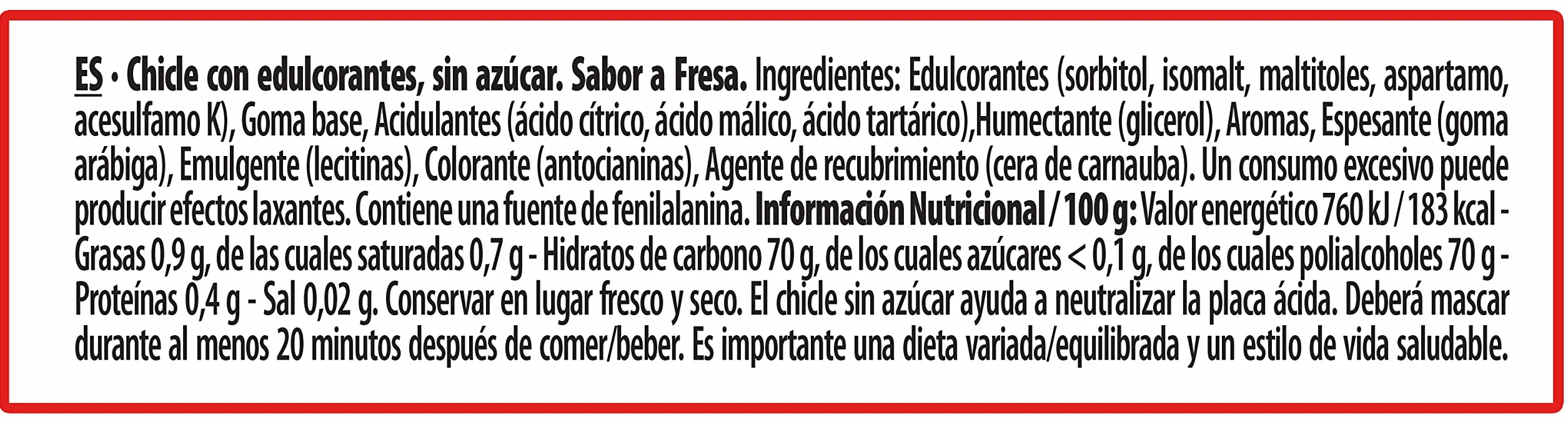 Trident Fresh Gragea Fresa Chicles sin Azúcar con Sabor a Fresa Paquete de 24 Envases de 14,5 g