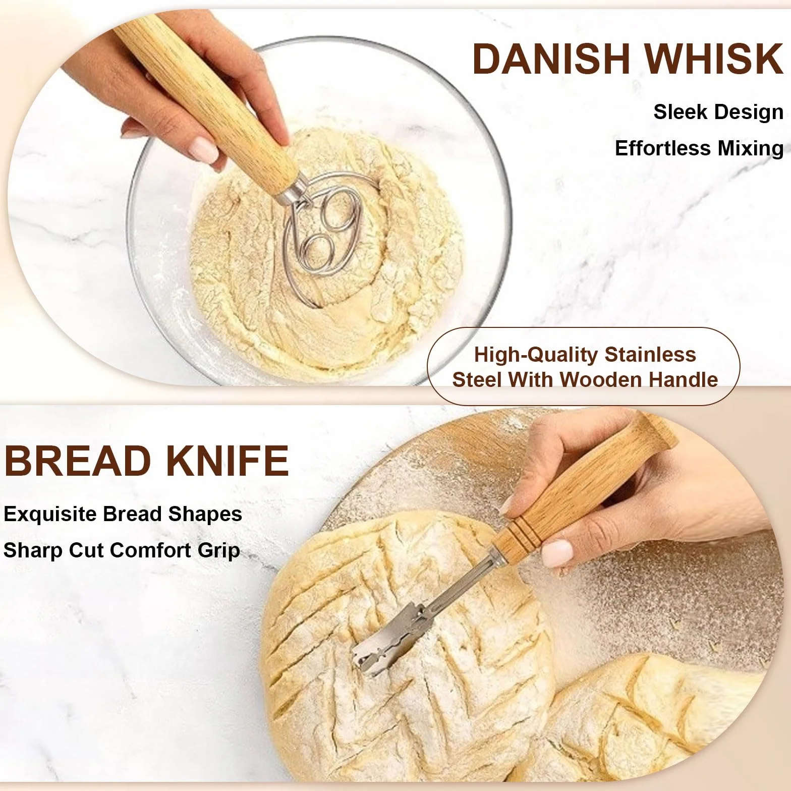 Cesta de Fermentación Pan 23cm Ovalado 25 Piezas Kit Completo Banetones de Caña Natural para Masa Madre