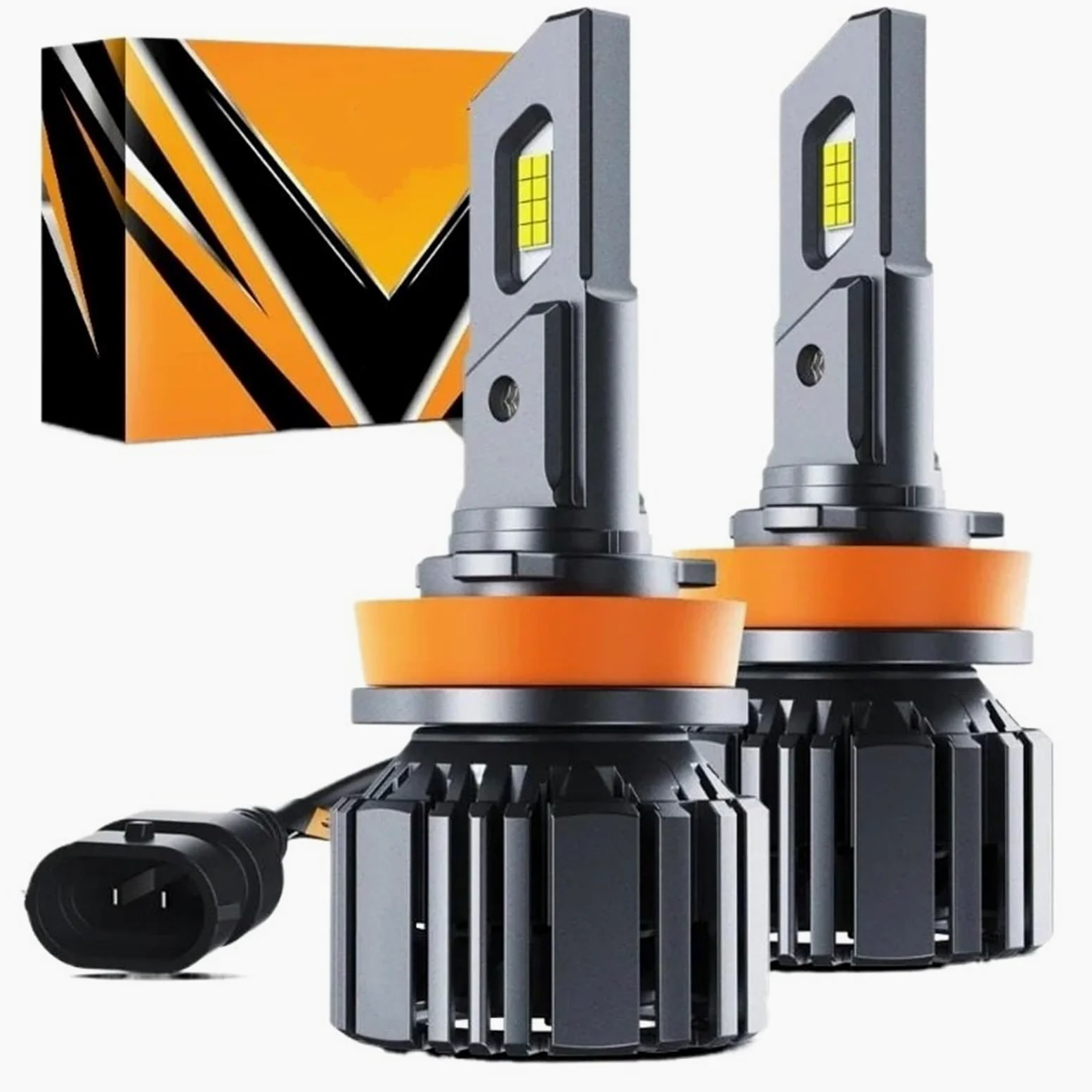 Bombilla LED Bombillas Para Faros Delanteros LED Serie F15 Bombilla Coche | 20000LM 6500K 90W Canbus H4 H7 H11 9005 9006 9007 Luz del coche