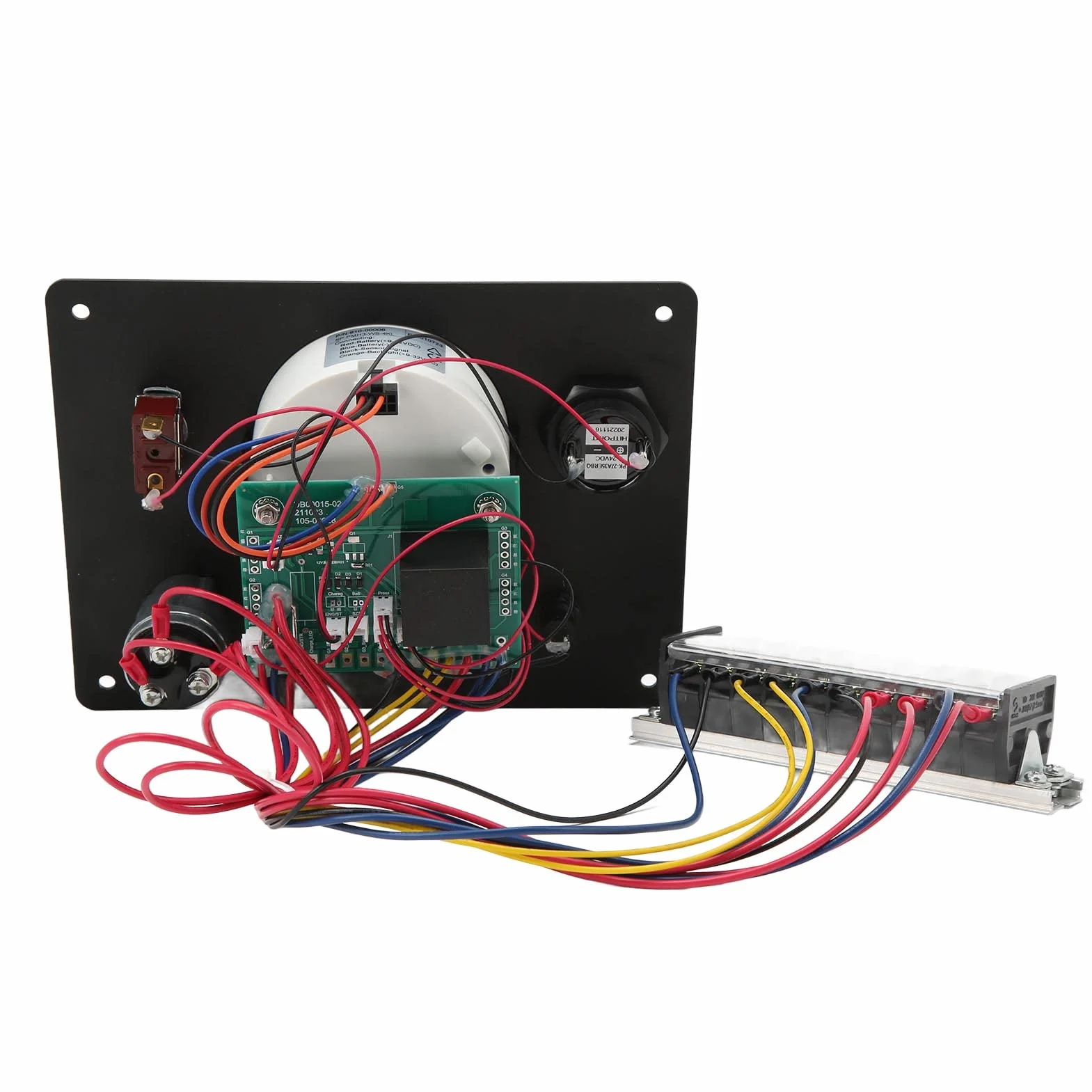Dilwe Panel de Instrumentos para Barcos, Panel de Tacómetro de Tablero Marino de Acero Inoxidable 316L de 0 a 4000 RPM IP67 a Prueba de Agua con Contador de Horas, Alarma, Parada de Inicio para