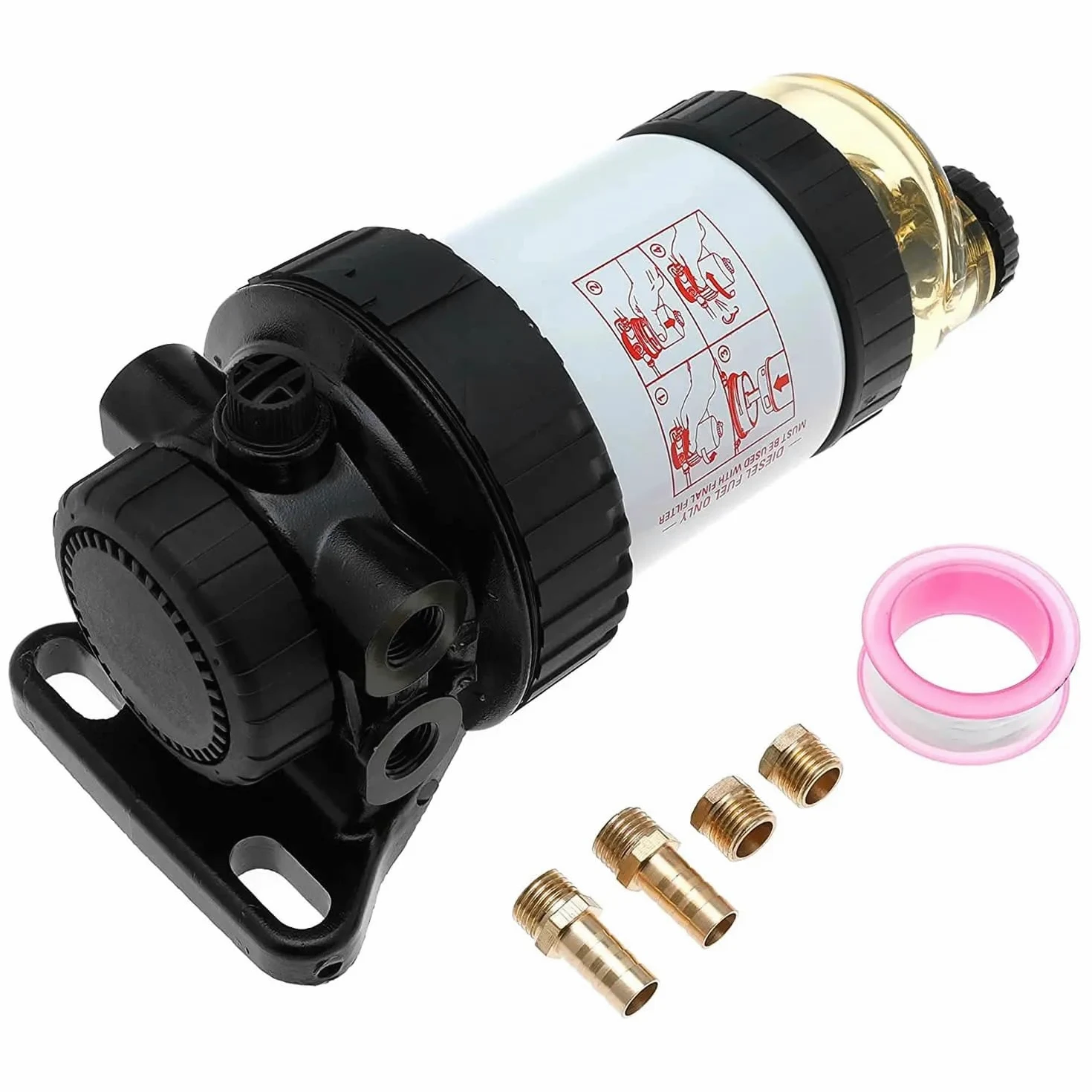 Filtro Diesel para Coche Ajuste para el motor diésel del filtro de la serie FM100 reemplaza conjunto combustible BF7783-D 3780931M1 30 micras Filtro diésel para vehículos