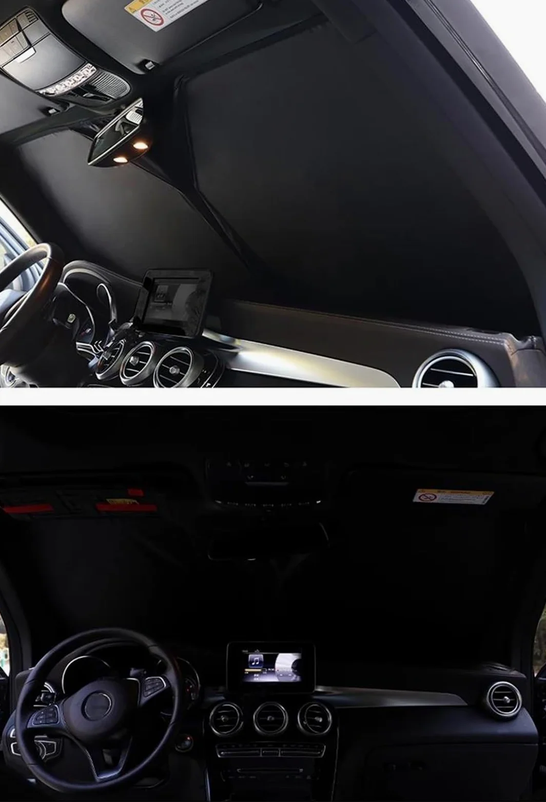 Parasol Coche para Hyundai para Grand para Santafe XL 2013-2020 Coche magnético Parasol Parabrisas Delantero Ventana Lateral Trasera Visor(R Windshield)