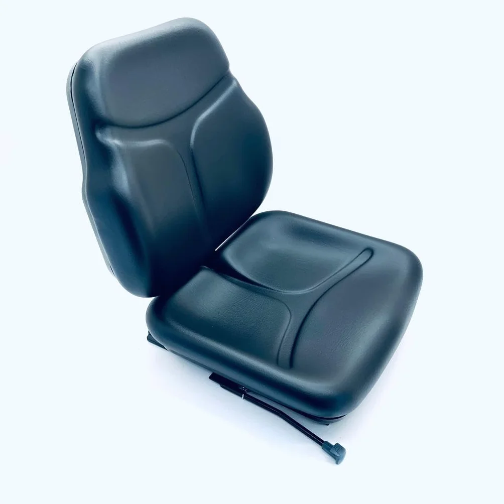 Asiento para tractor COBO SC74 de cuero sintético negro tipo New Holland CB1057354