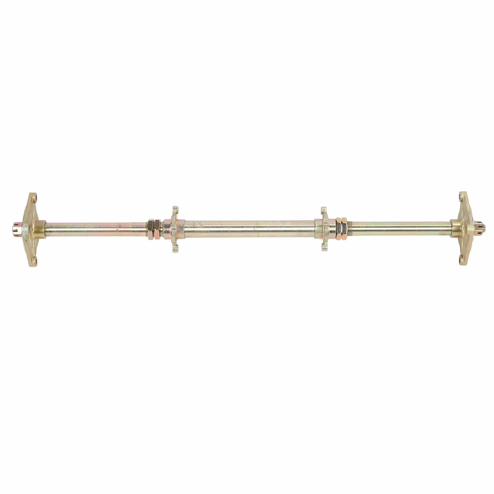 Kit de Montaje de Eje Vivo Trasero Go Kart, Acero Al Carbono para Triciclo de Deriva con Longitud de Eje de 32 Pulgadas, Piñón 428 37T y Disco de Freno de 7,5 Pulgadas