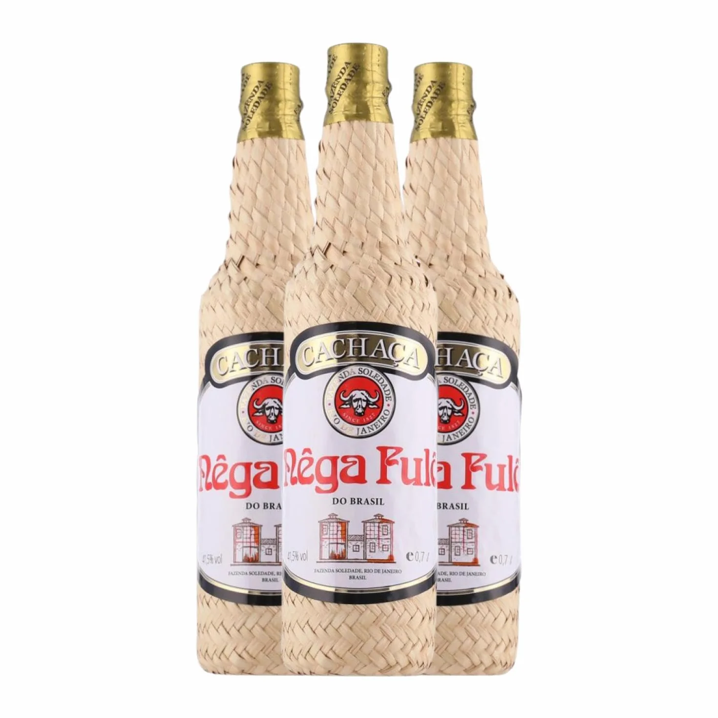 Cachaza Nega Fulo 70 cl Caja 3 Botellas