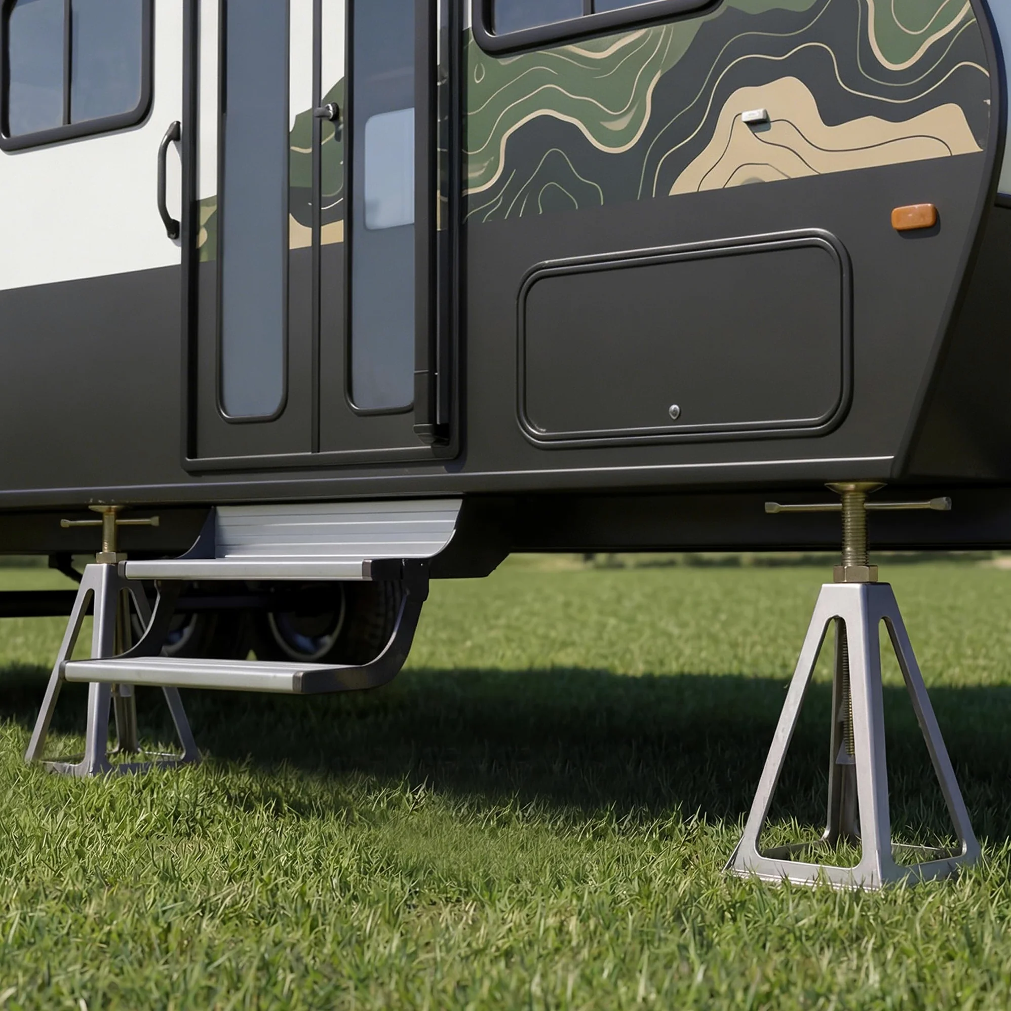 Bastidores de aluminio para caravanas y remolques Bastidores de 4 piezas