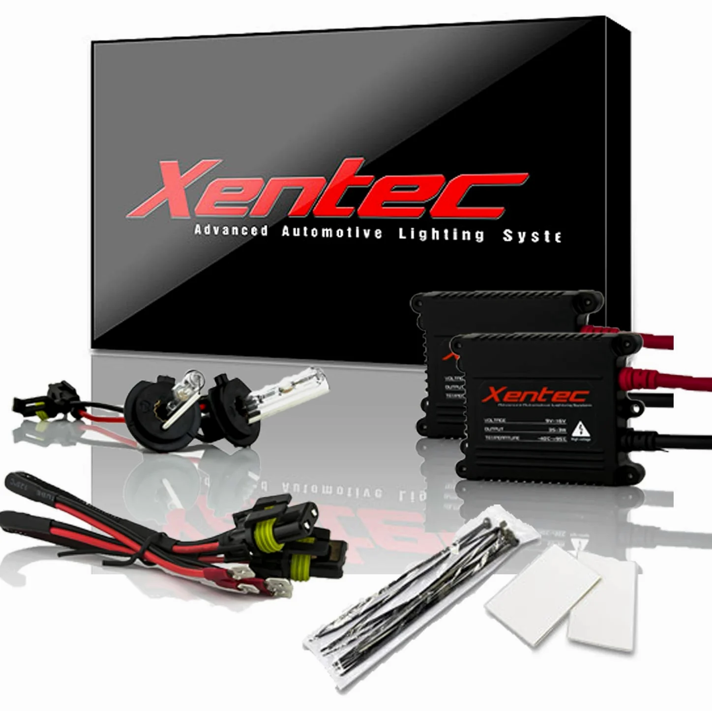 Xentec 1 par de Bombillas de xenón HID H7 de 8000 K con 2 balastos Digitales Delgados de 35 W (Azul Claro)