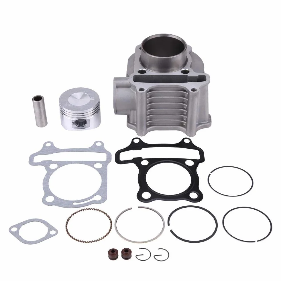 Kit De Cilindro Para Motor De Moto 52.4mm Compatible Con GY6 152QMI Pistón Y Juntas