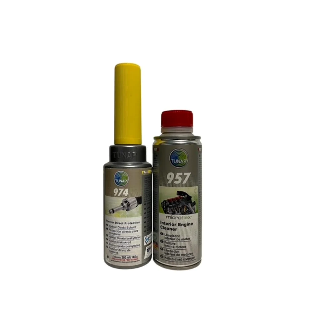 TUNAP Kit Limpieza Motor y Inyectores Gasolina 974 157 (El emabalaje puede variar)