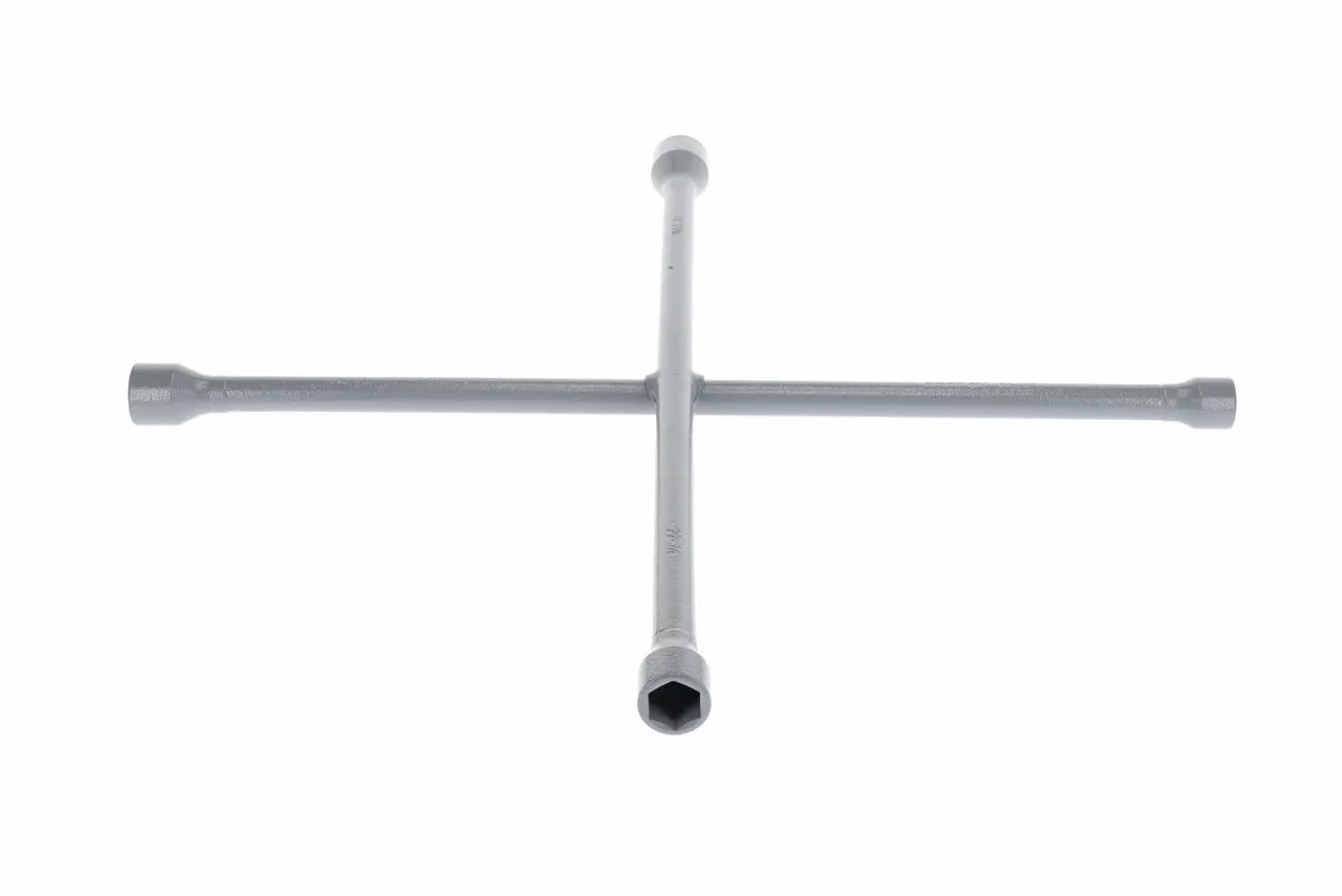 GEDORE Llave tipo cruz, Para camión/autobús/tractor, Anchos de llave 19 x 24 x 22 x 27 mm, Llave en cruz para ruedas, Cambio de neumáticos, Herramienta, 28 CU