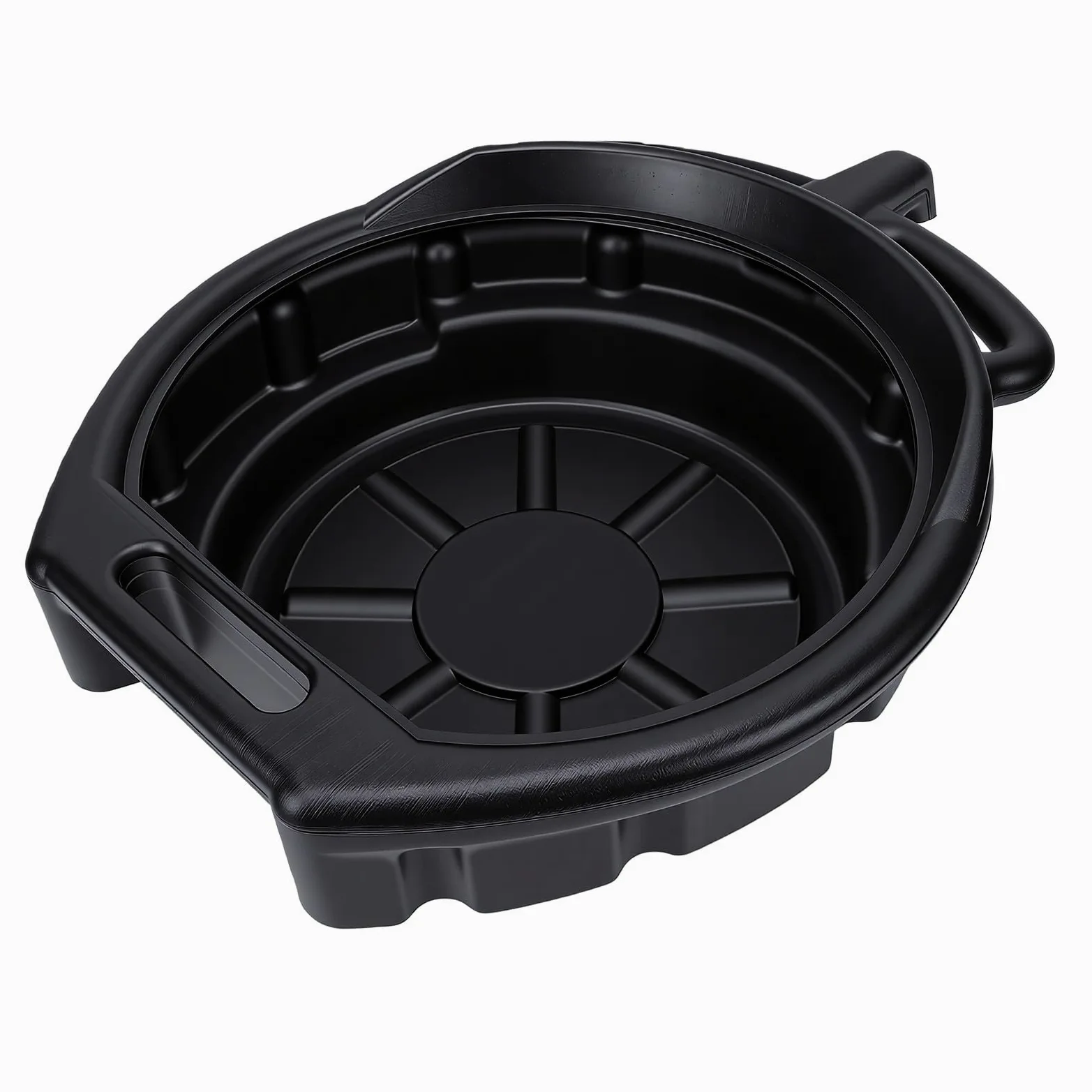 CHICIRIS Bandeja de Drenaje de Aceite de 15 litros, Recogedor de Goteo de Aceite Antisalpicaduras con Boquilla Vertedora para Coche, Motocicleta, Camión